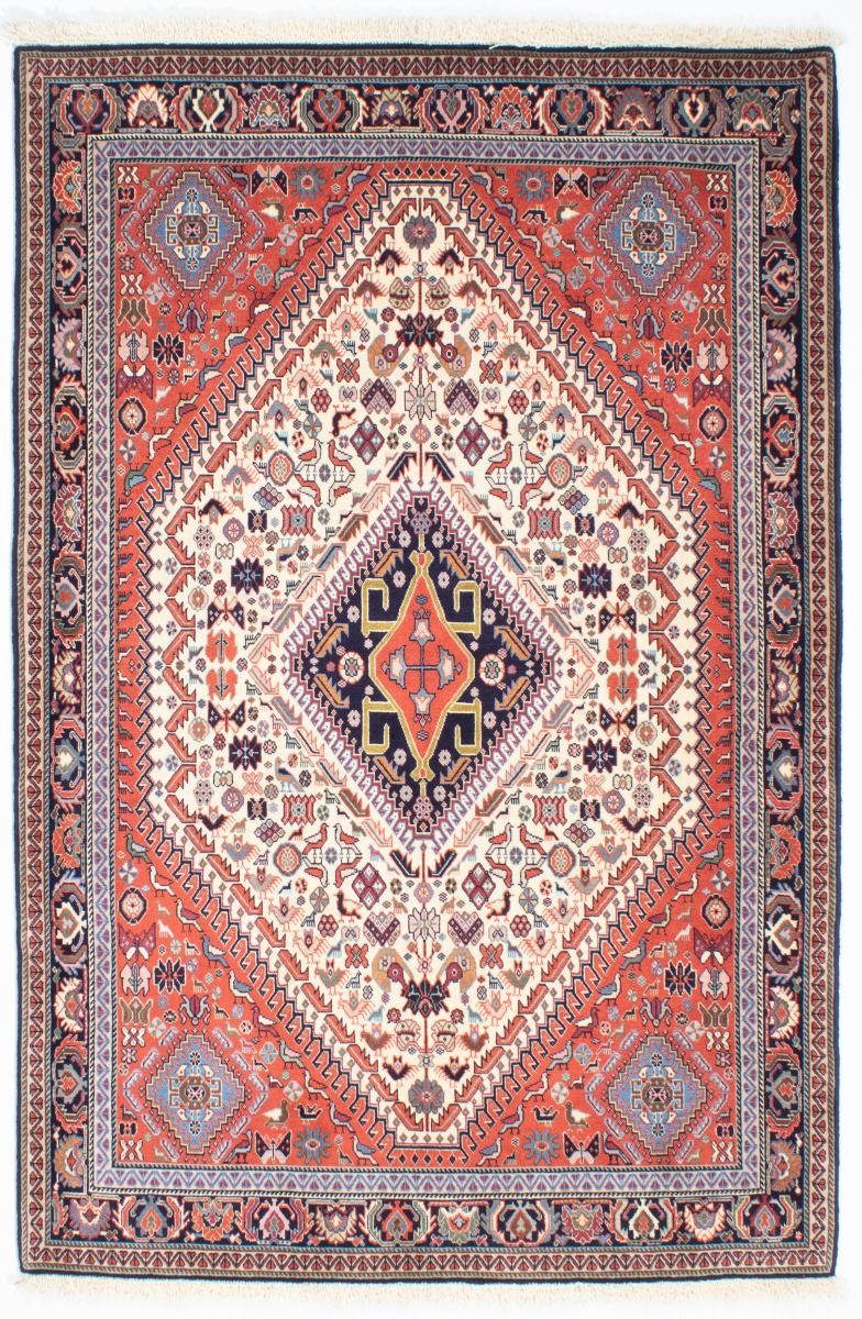 Orientteppich Ghashghai 140x211 Handgeknüpfter Orientteppich / Perserteppich, Nain Trading, rechteckig, Höhe: 12 mm