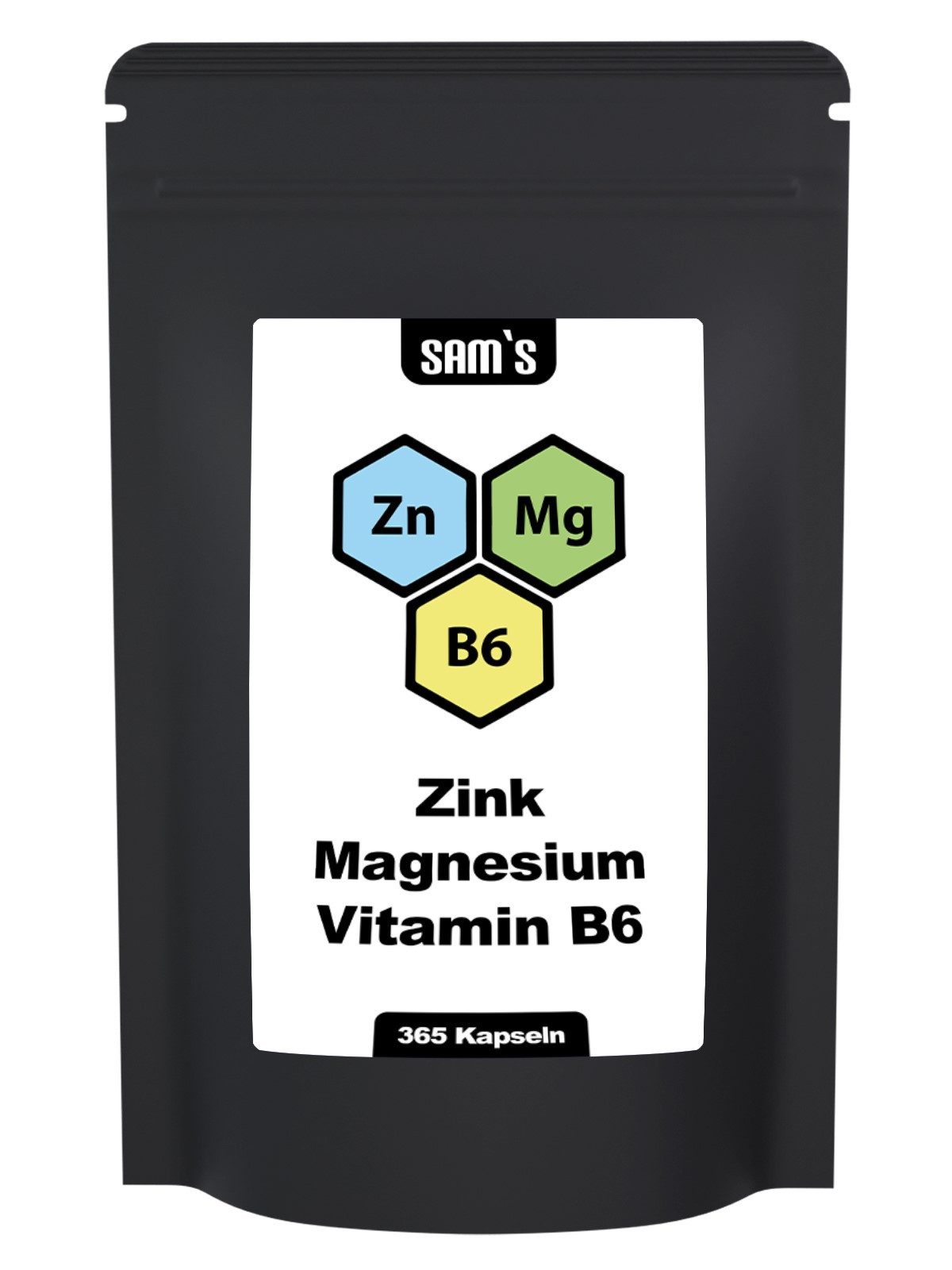 SAM'S Zink + Magnesium + Vitamin B6 Kapseln, 365 St.