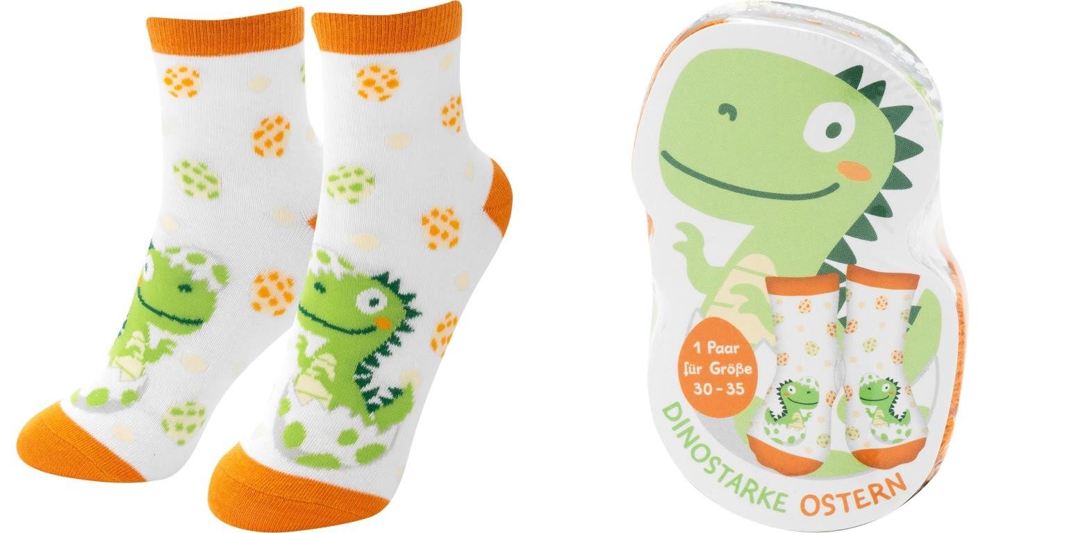 Sheepworld Socken Sheepworld Kinder Socken Zaubersocken Gr30-35 Oster Geschenk DINO