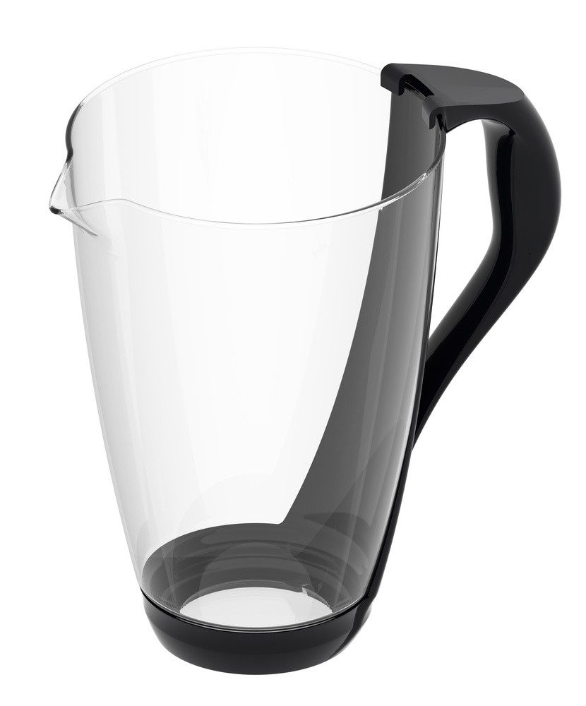 perlopur Wasserkanne Glas Ersatzkanne für pearlco/perlopur Wasserfilter, Original Ersatz-Glaskanne für perlopur + pearlco Glas-Wasserfilter