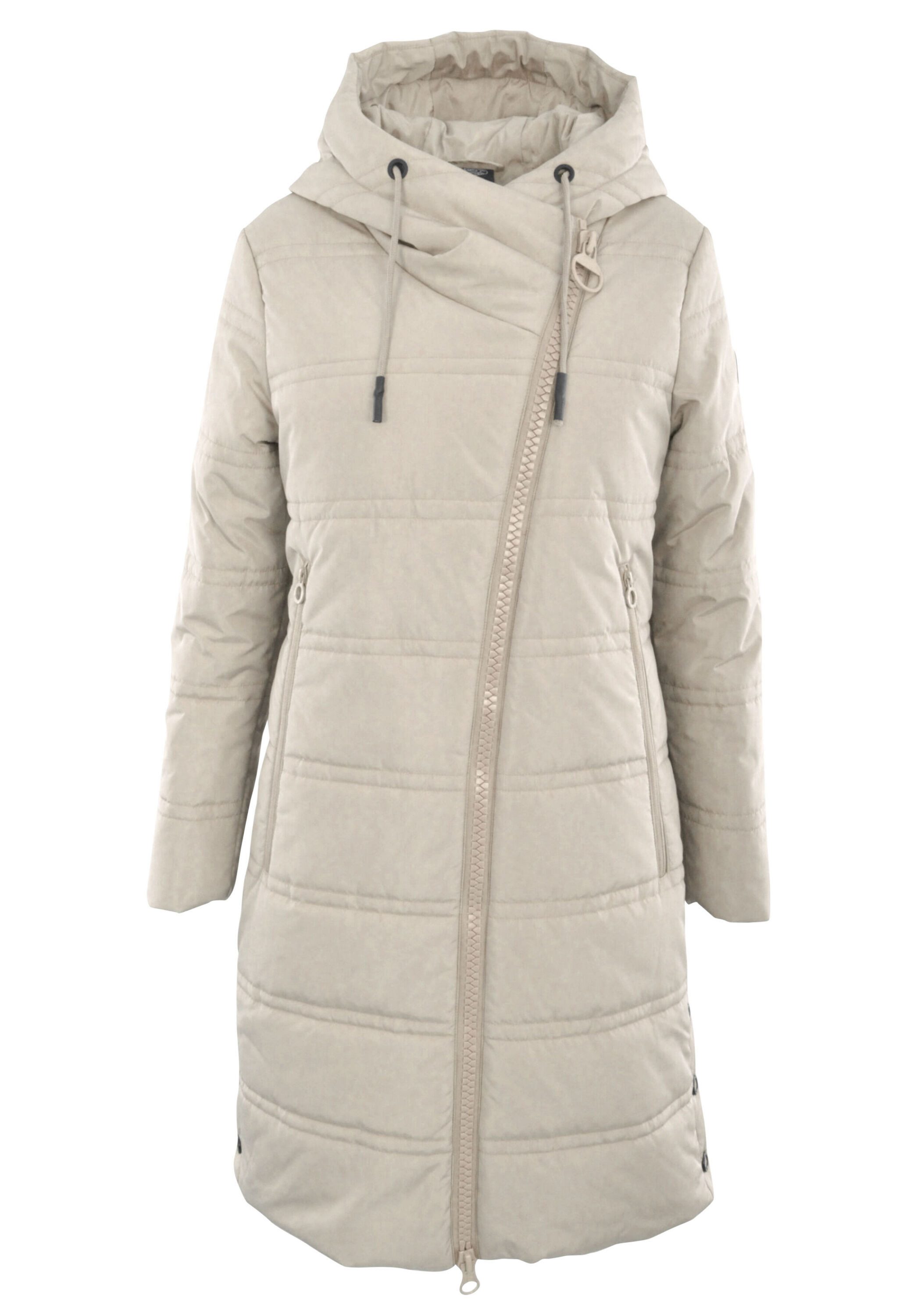 NAVIGAZIONE Langmantel mit asymetrischem Reißverschluss günstig online kaufen