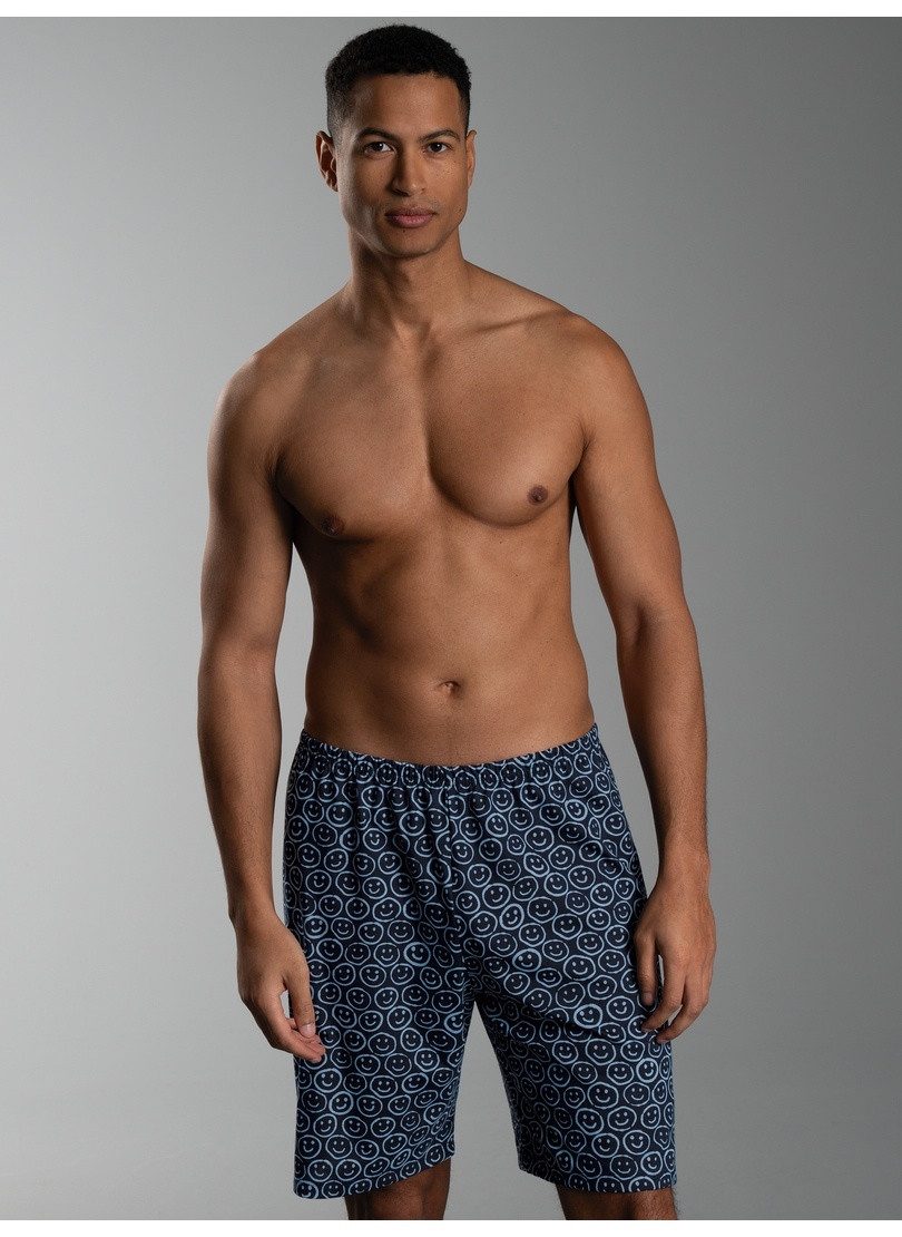 Trigema Bermudas TRIGEMA Bermuda Shorts mit freundlichem Smiley-Motiv (1-tlg)