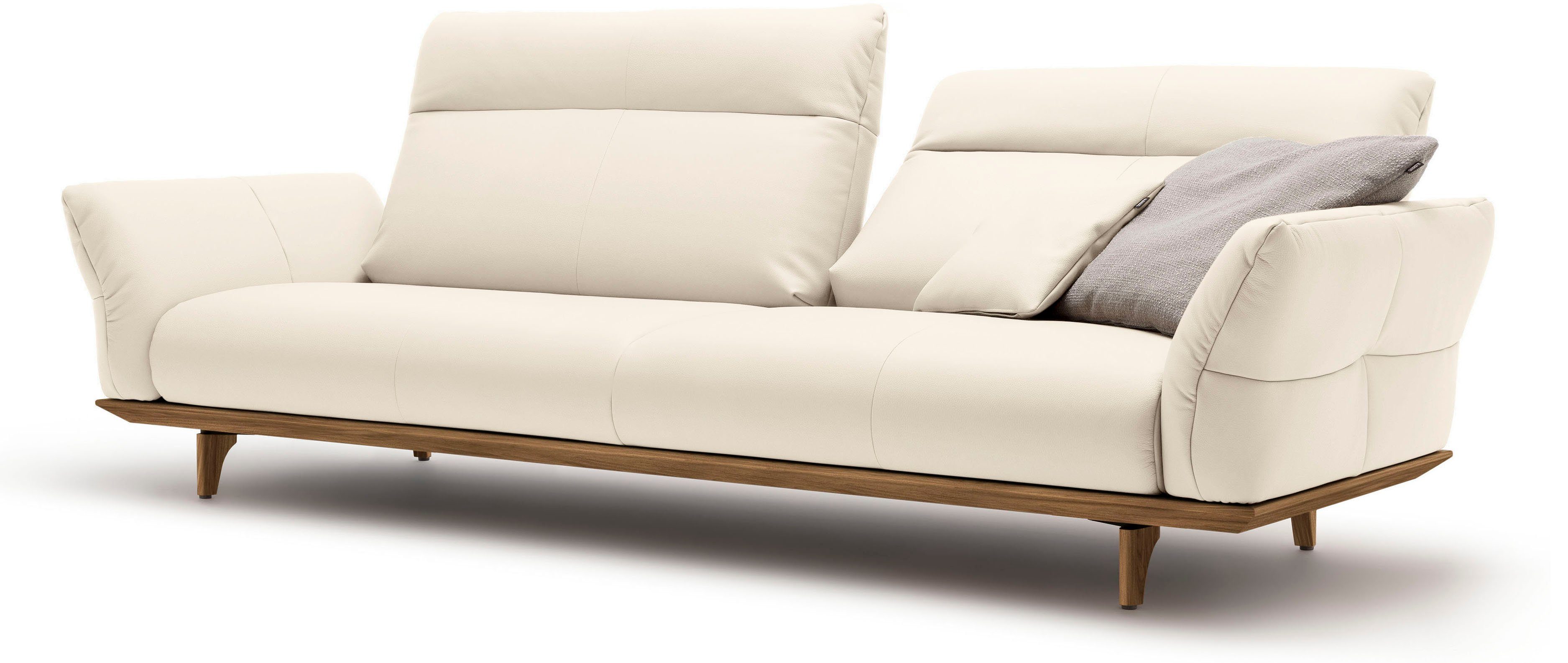 cm Füße sofa 248 4-Sitzer Nussbaum, Sockel Nussbaum, hs.460, hülsta in Breite