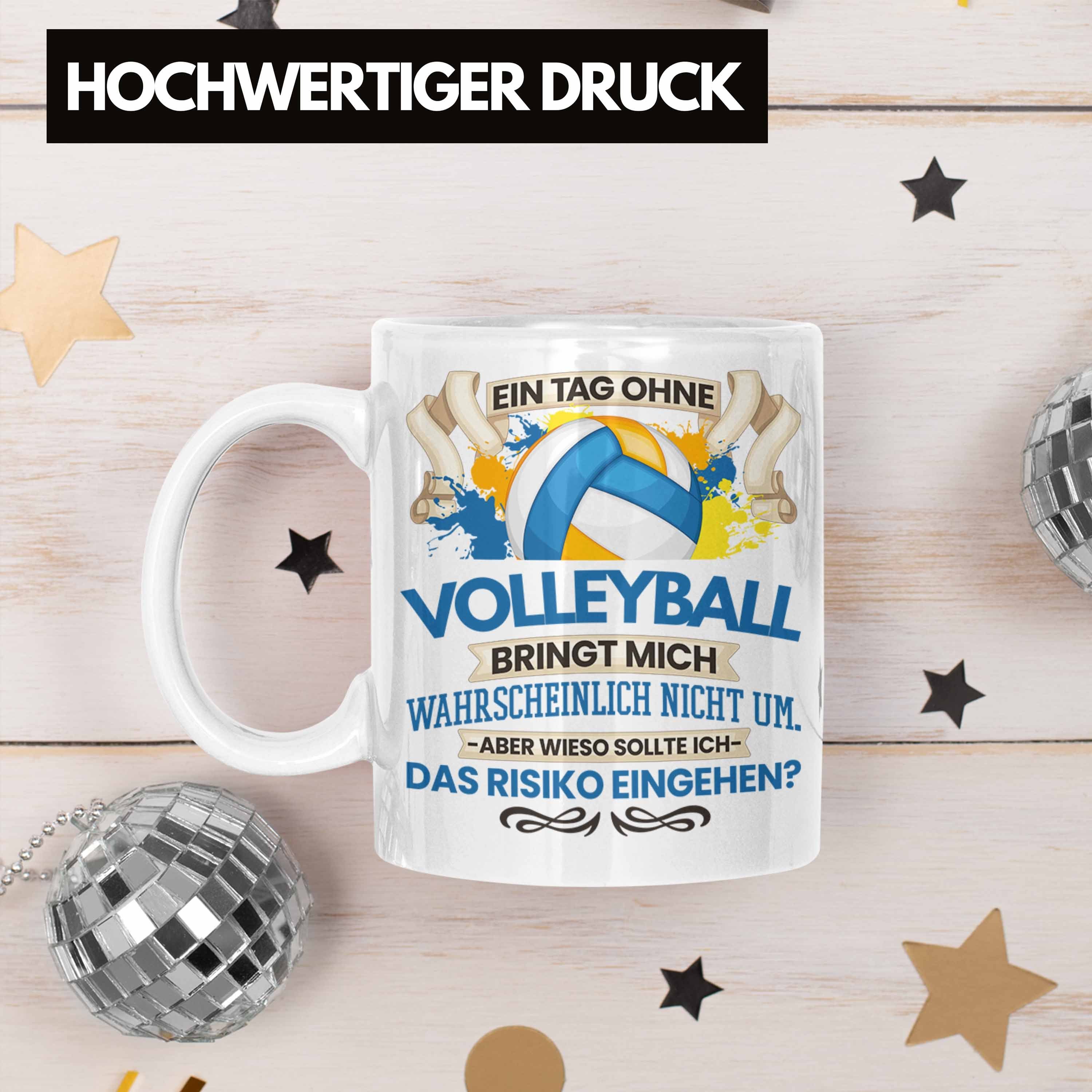 Geschenk Volleyball Volleyball-Trainer Tasse für Trendation Trendation Spieler - Weiss Tasse