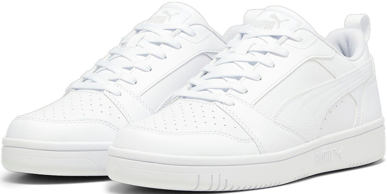 PUMA REBOUND V6 LOW Sneaker PUMA White-Cool Light Gray | Sneaker low