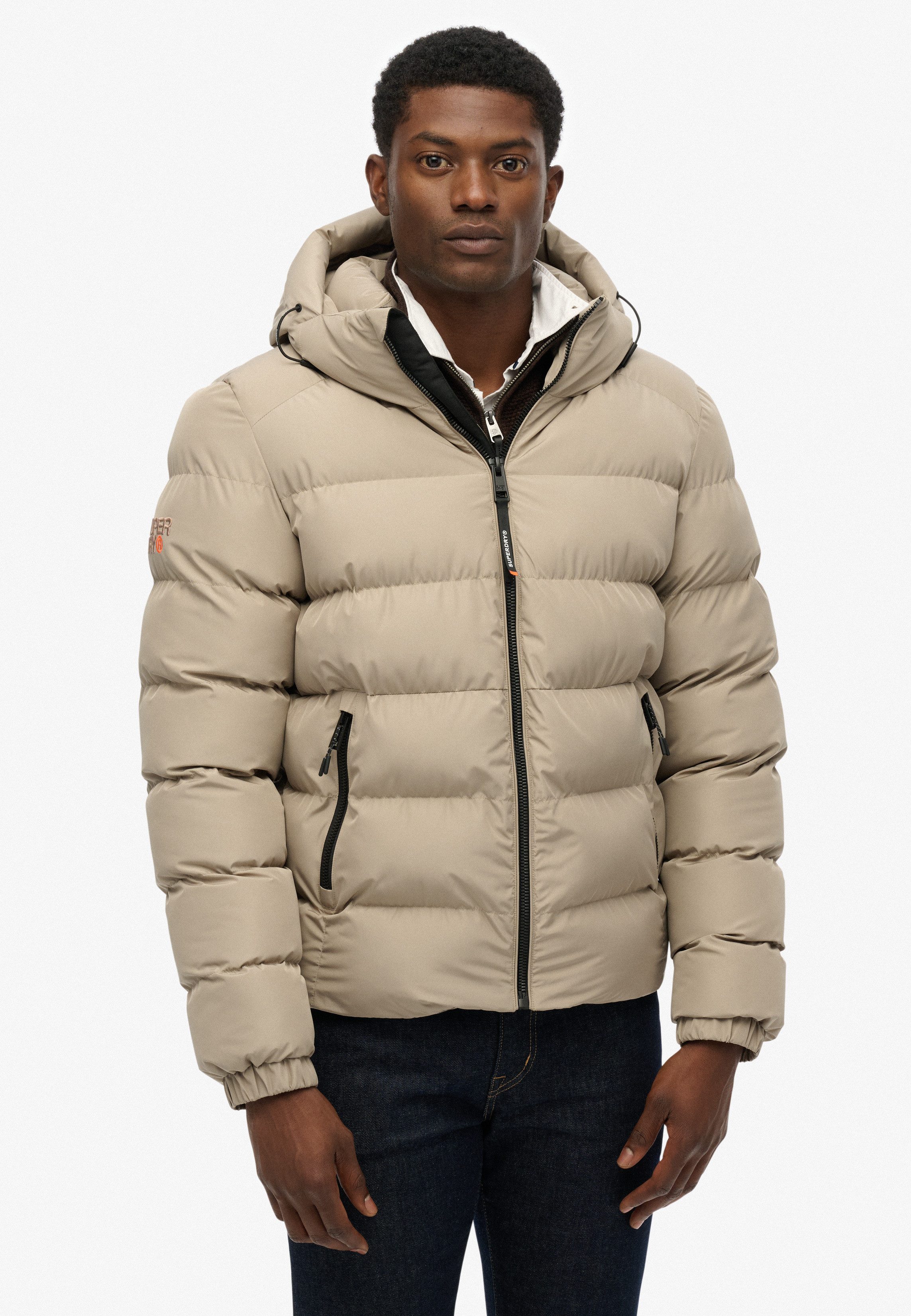 Superdry Steppjacke HOODED SPORTS PUFFER JACKET