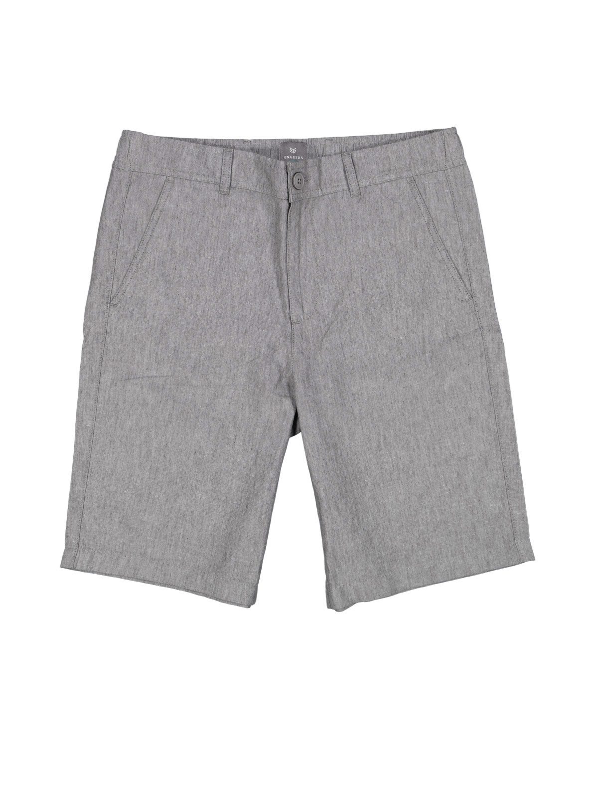 ENGBERS GERMANY Cargoshorts Herren Hochwertige Leinenshorts aus europäischer Ware, Dunkelbraun