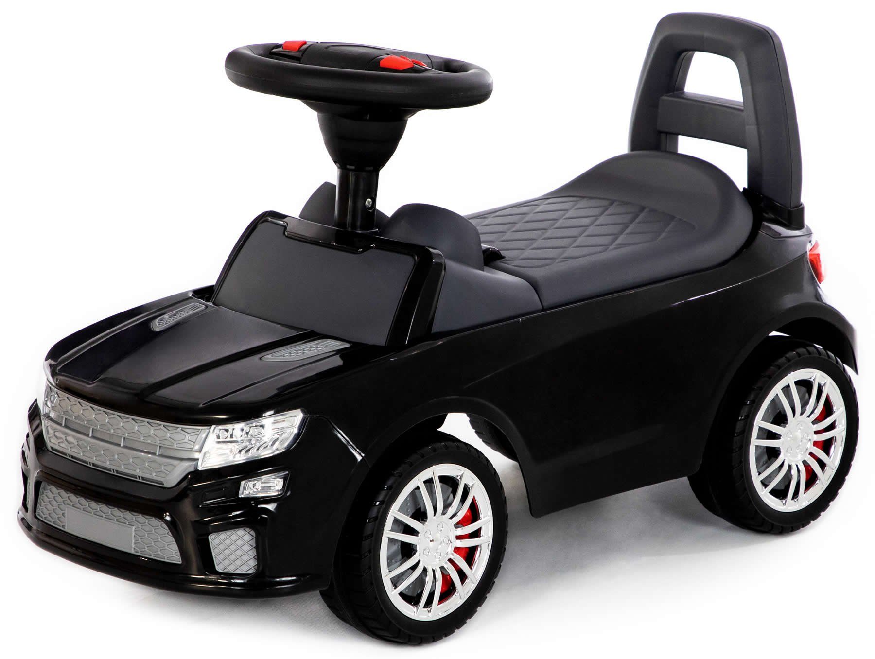 Rutscherauto Rutscherfahrzeug schwarz Super Car Nr.6 mit Sound
