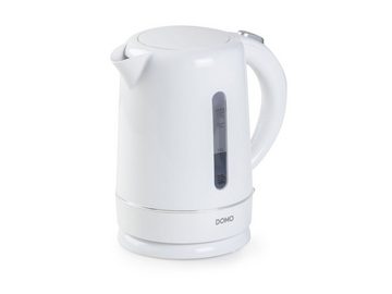 Domo Wasserkocher, 1.7 l, 2200 W, ohne Kabel elektrischer Teekocher Heißwasserbereiter schnell & leise