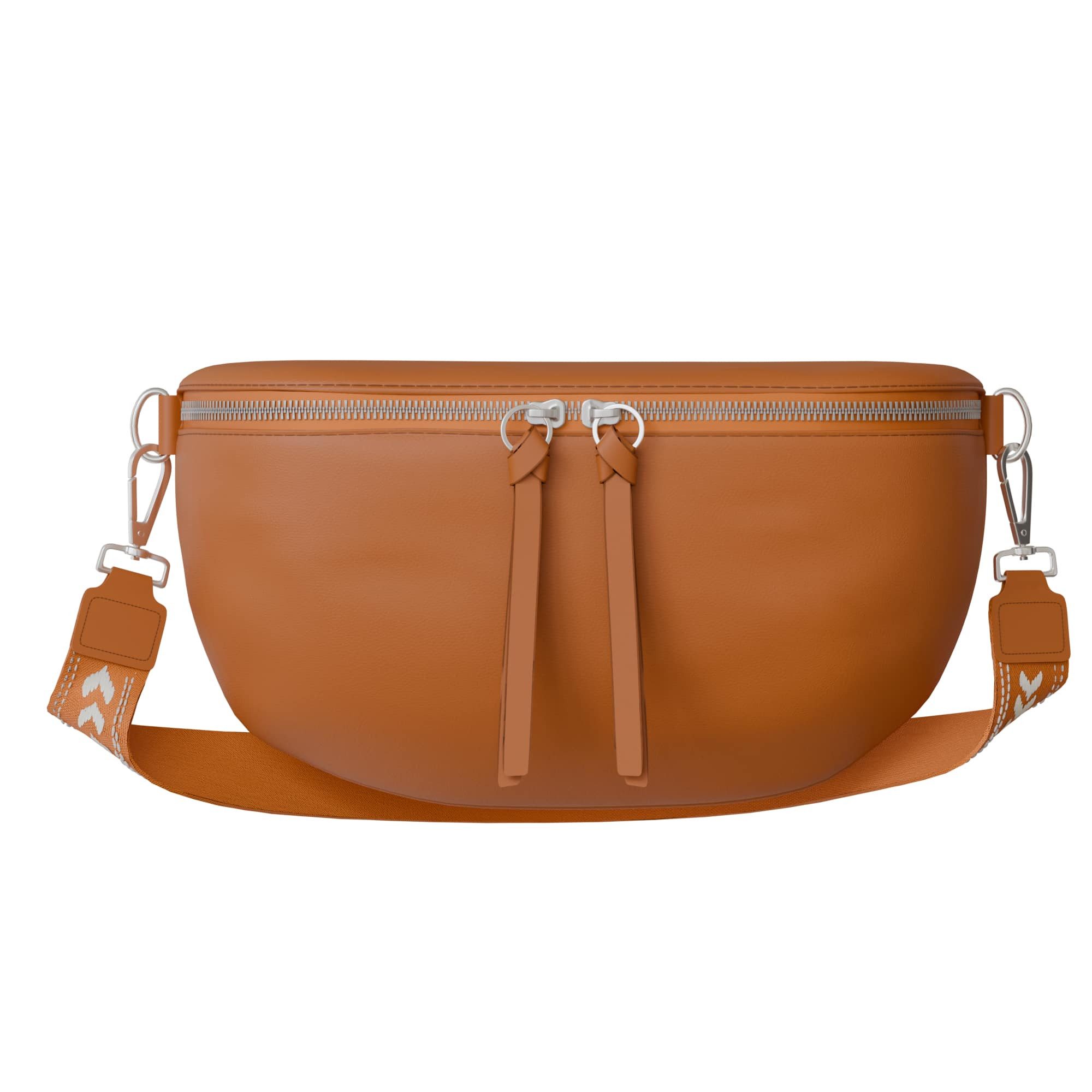 Umhängetasche Damen Crossbody Schulter Tasche Veganes Leder Modern Stilvoll 30621