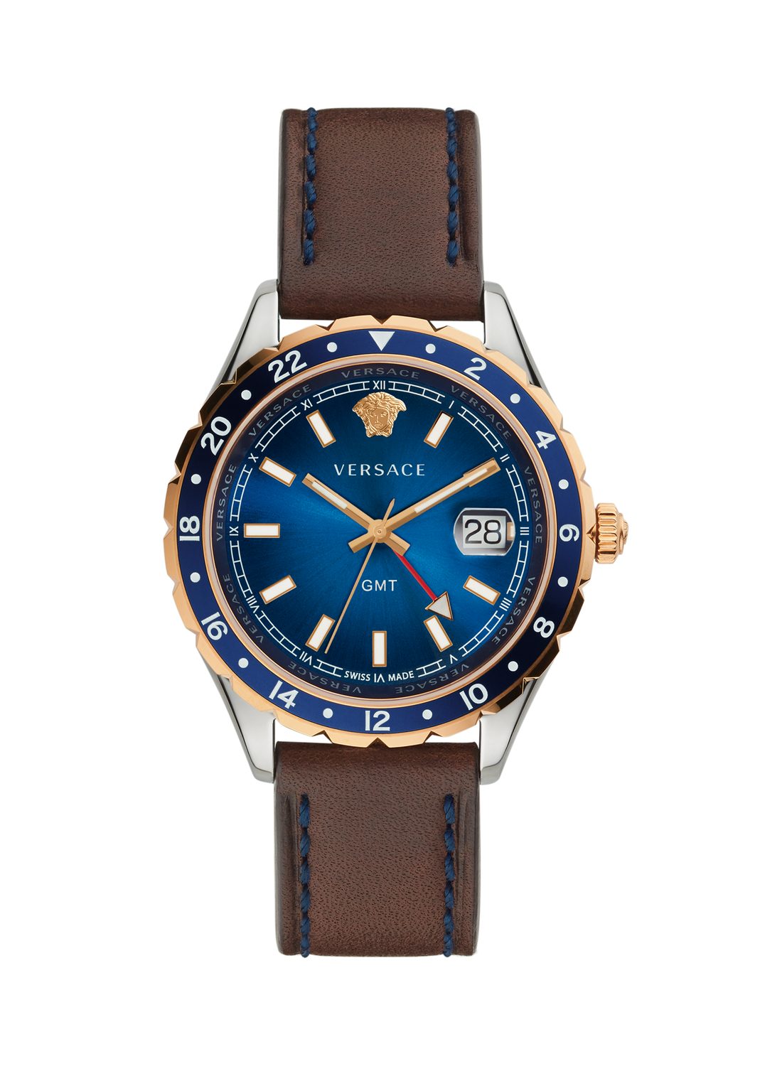 Versace Schweizer Uhr Hellenyium GMT
