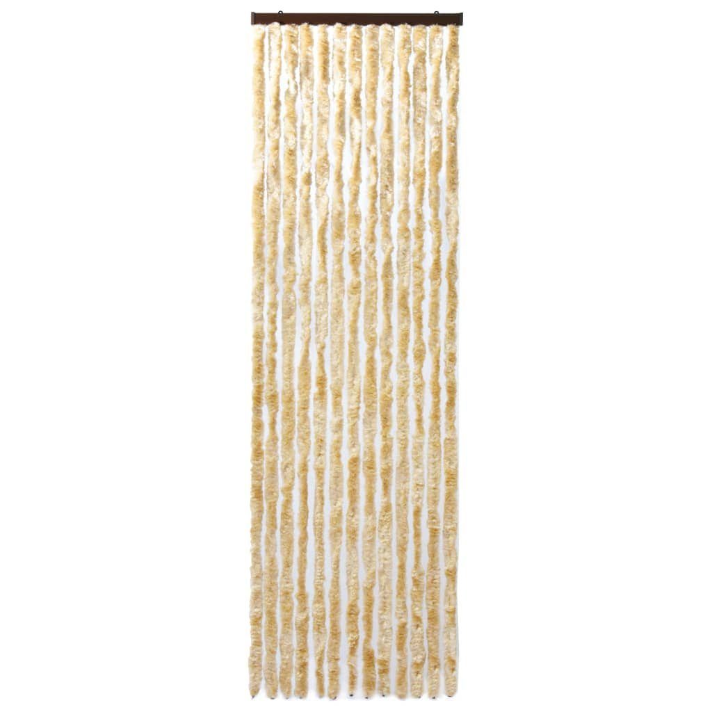 vidaXL Insektenschutz-Vorhang Insektenschutz-Vorhang Beige 56x200 cm Chenille