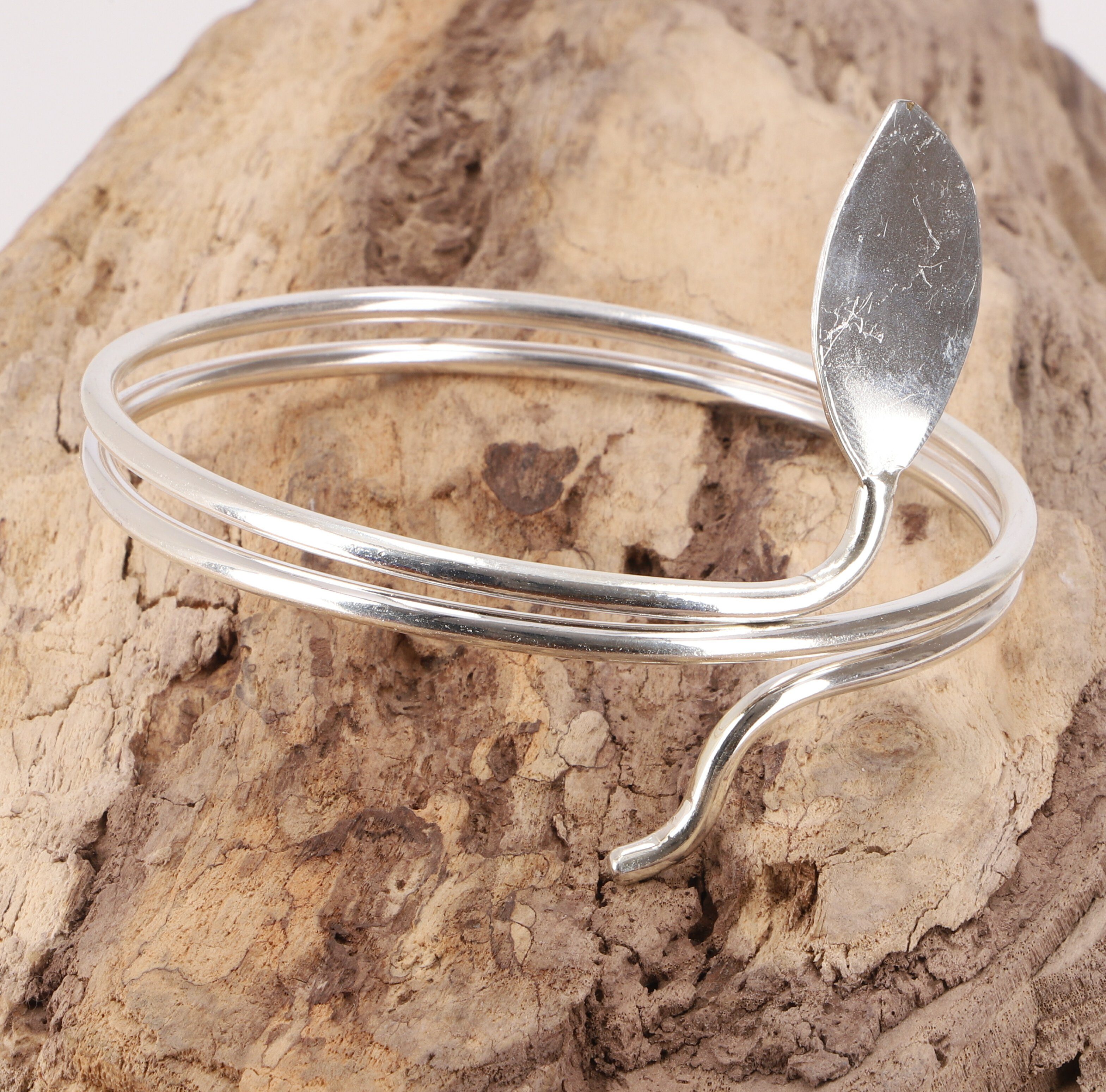 Guru-Shop Armreif Silber Swirl, Arm Manschette, günstig online kaufen