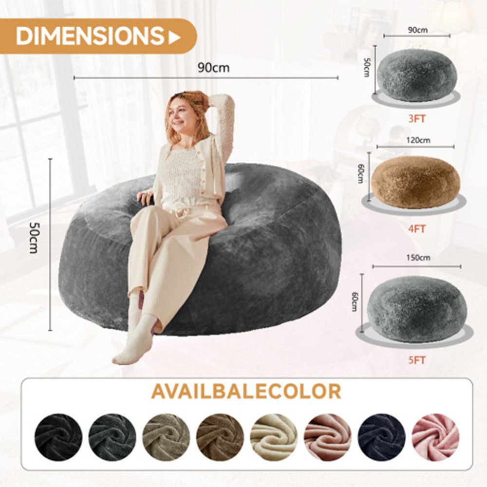 XDeer Sitzsack Sitzsack,Sitzsackstuhl,Sofa,Sitzkissen weicher und, bequemer günstig online kaufen