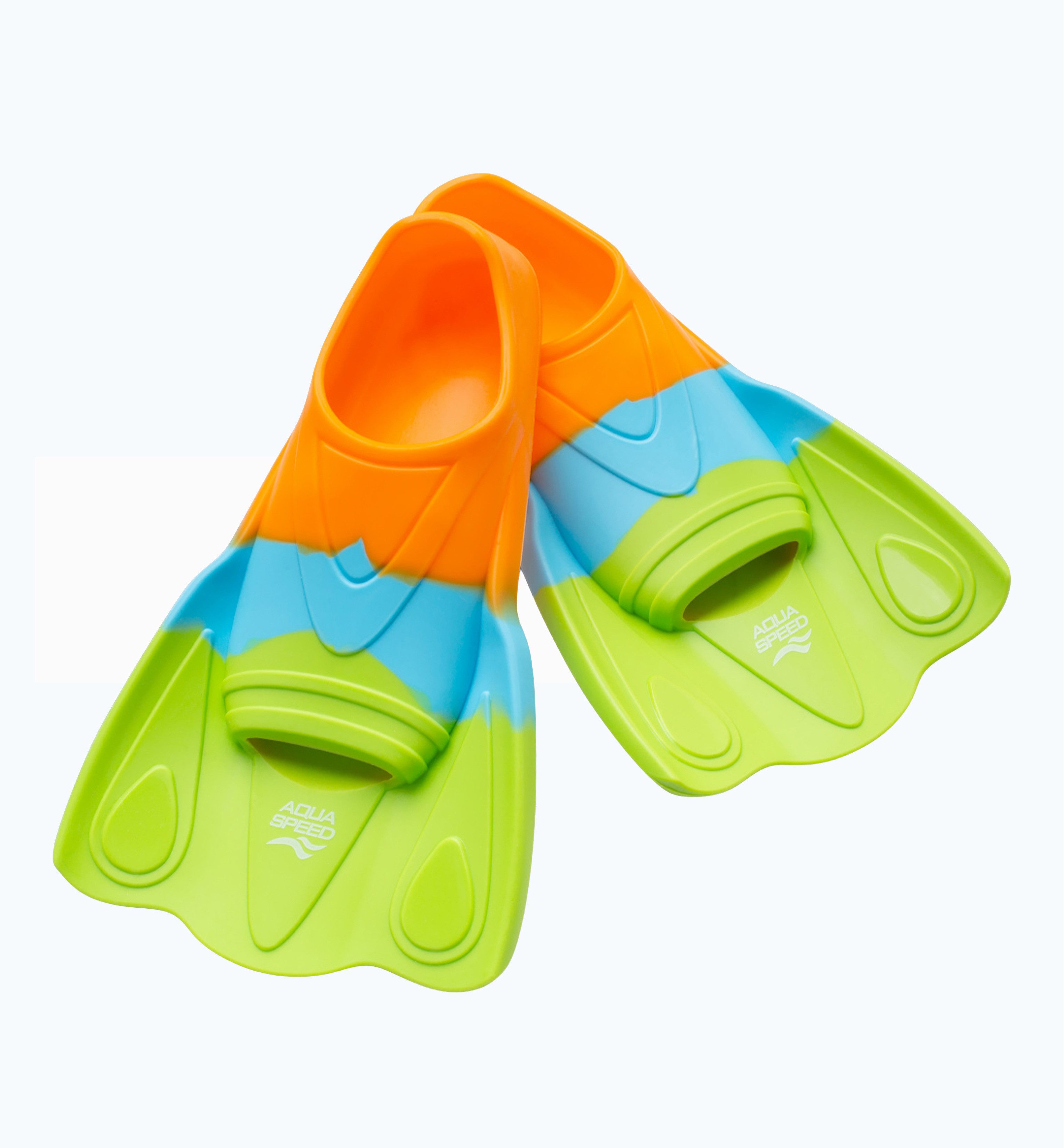 Aqua Speed Flosse Kurze Schwimmflossen für Kinder Mädchen Jungen, perfekt für erste Schwimmerlebnisse im Pool, Meer oder See