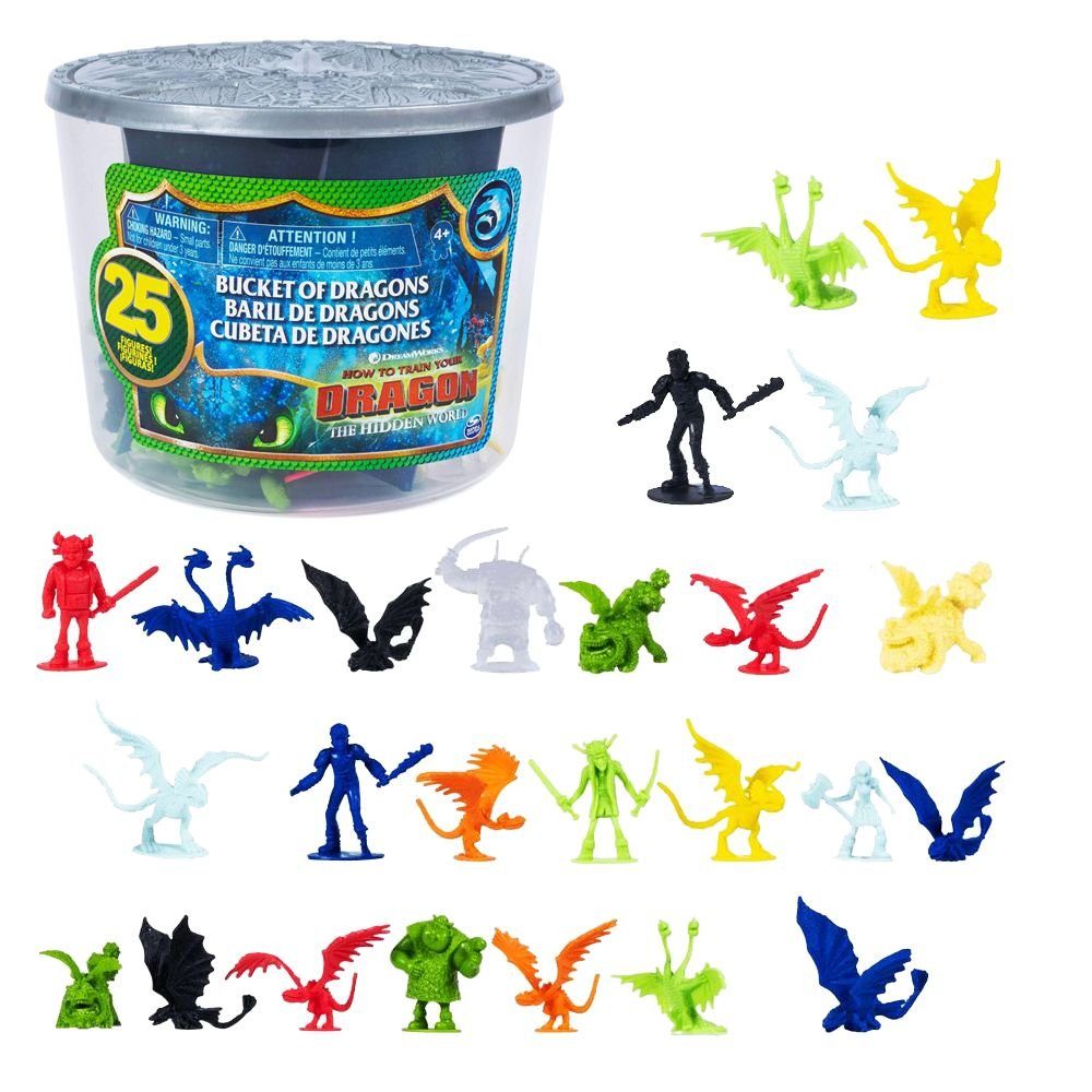 Set Battle 24-teiliges DreamWork Drachen Mini Dragons Dragons Spielfigur Spielfiguren