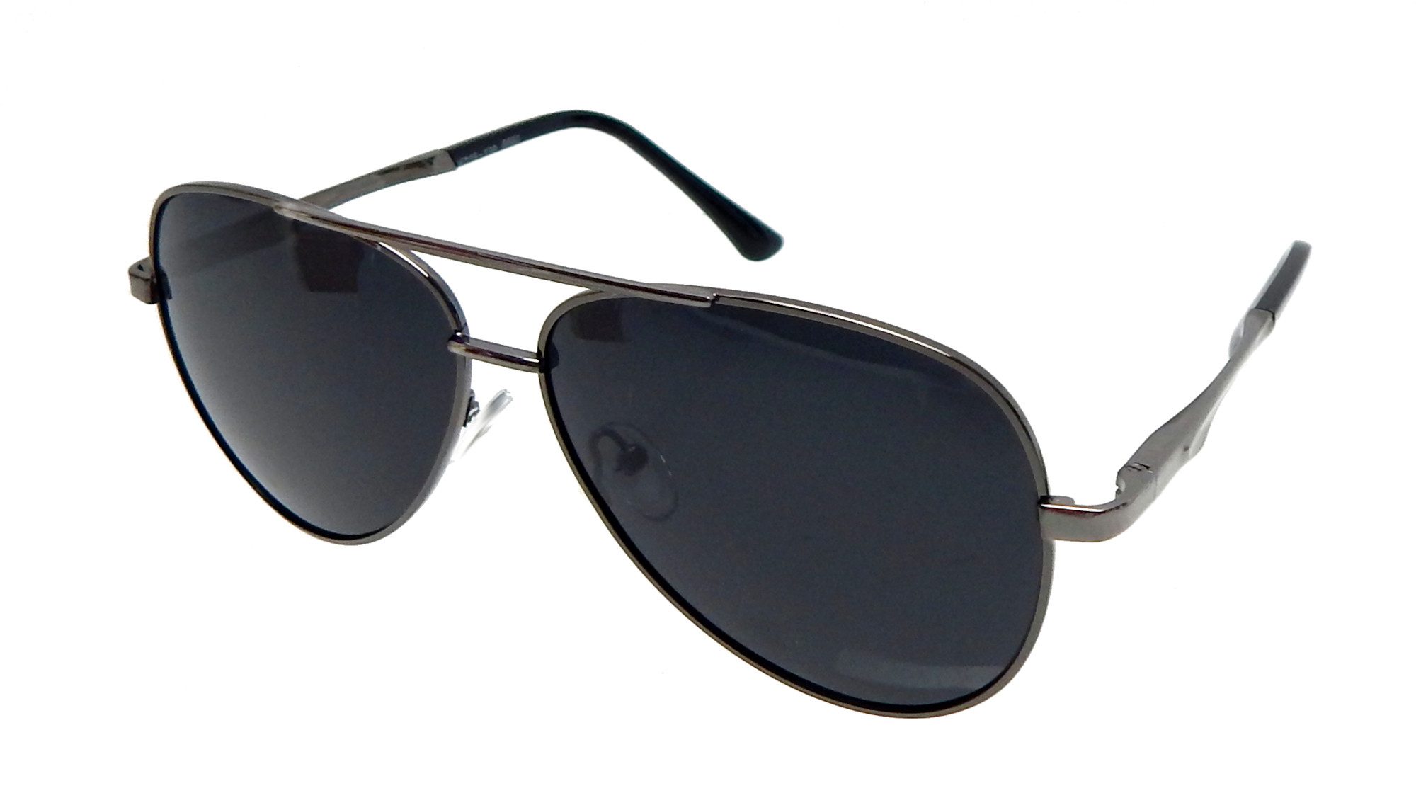 Ella Jonte Pilotenbrille Vintage silber/schwarz mit polarisierenden Gläsern UV400 Kategorie 3
