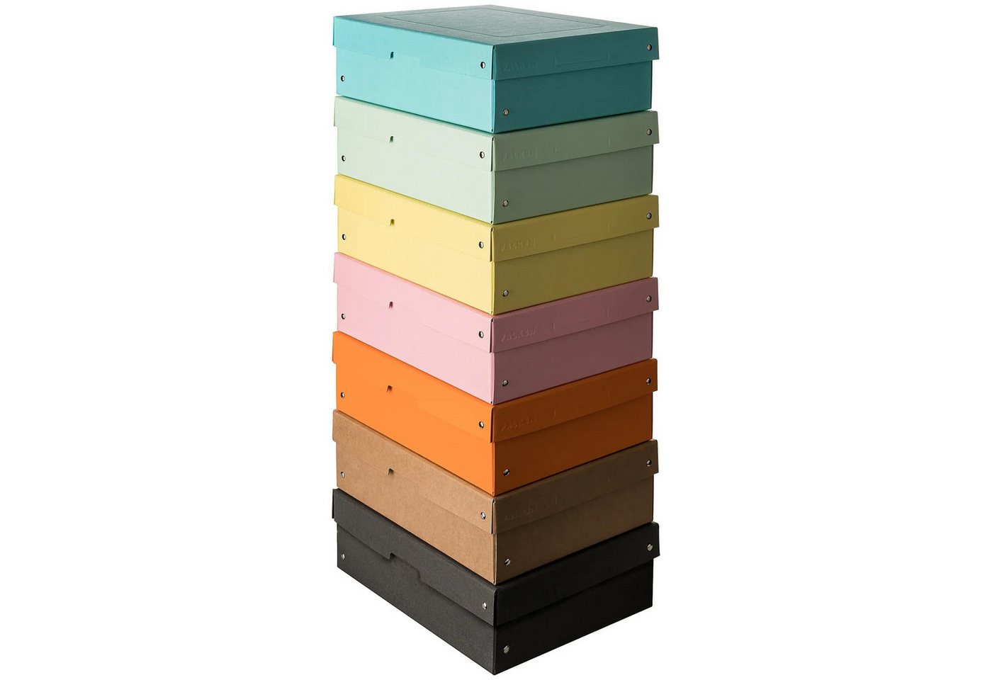 Thumbnail - Falken Archivcontainer 5x PURE Box Pastell A4 Füllhöhe 100 mm Farben pastell sort. 22001960F, Ablageboxen