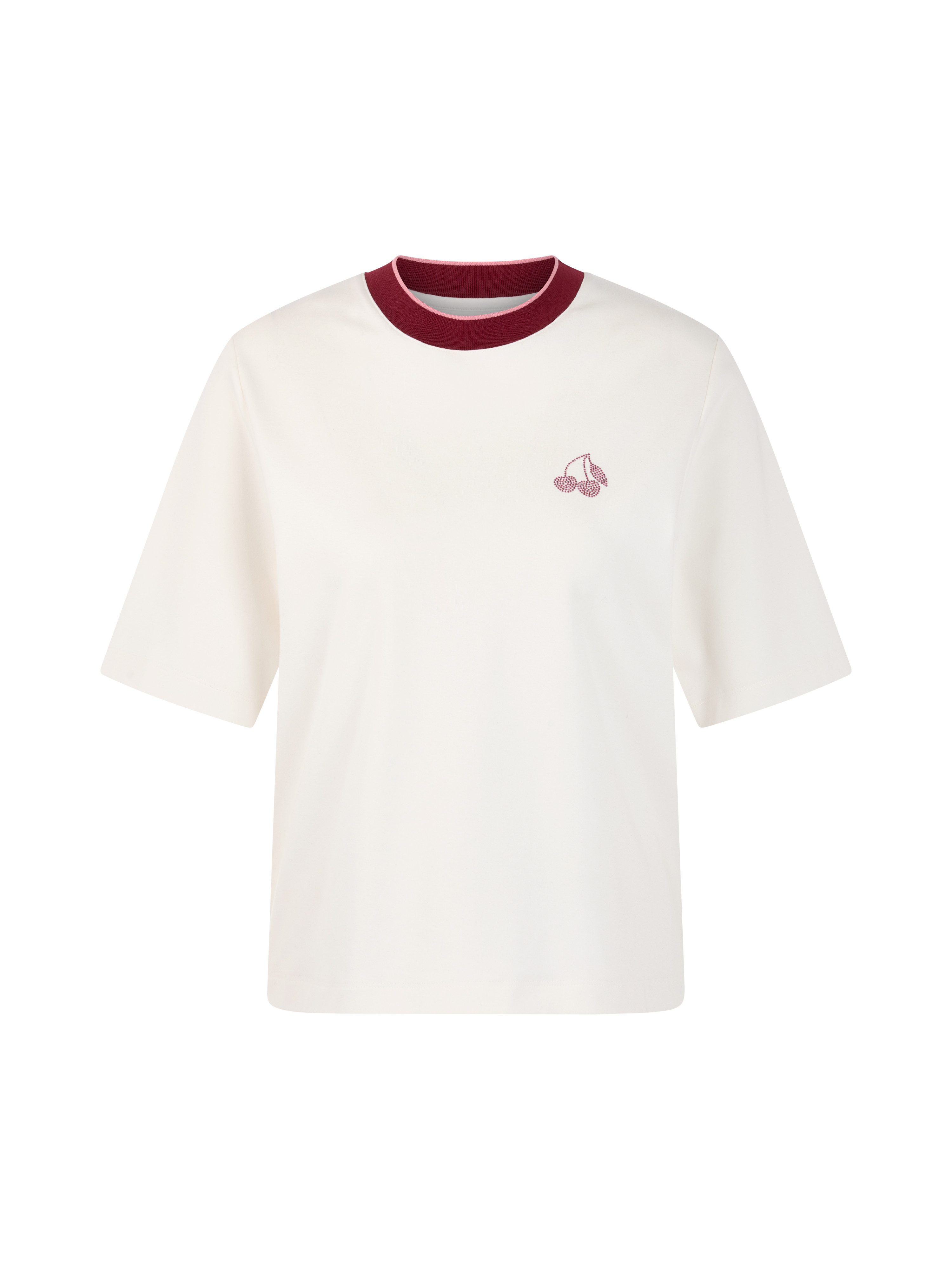 T-Shirt Mon Cherry Premium Damenmode