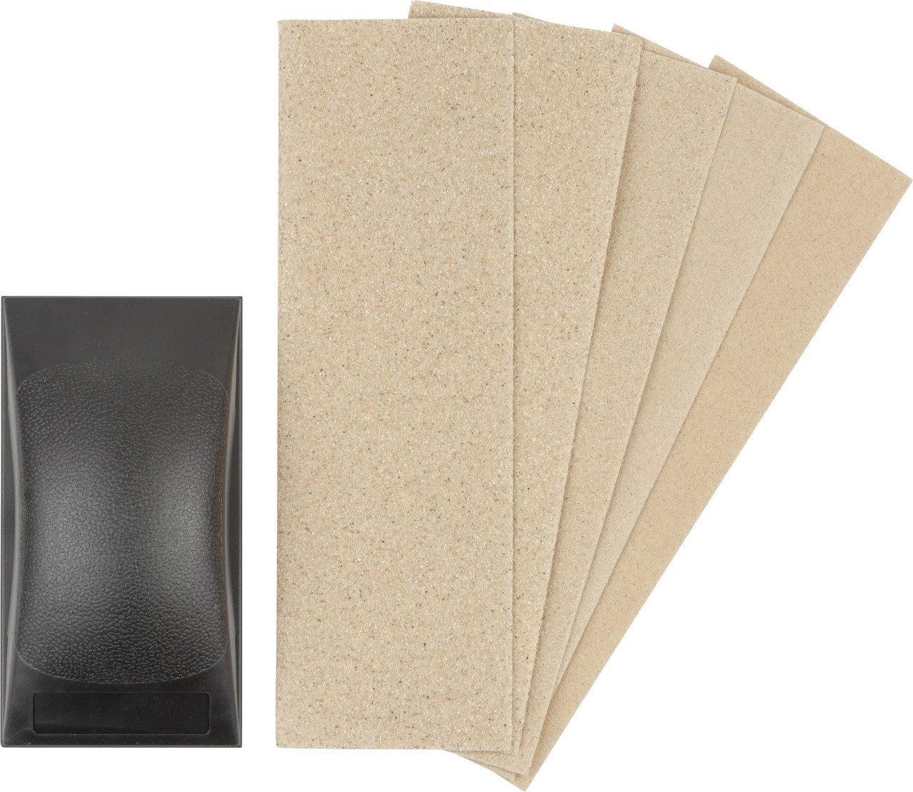 Wolfcraft Blockhobel Wolfcraft Handschleifer-Set 7 x 21 cm Maß: 70 x1