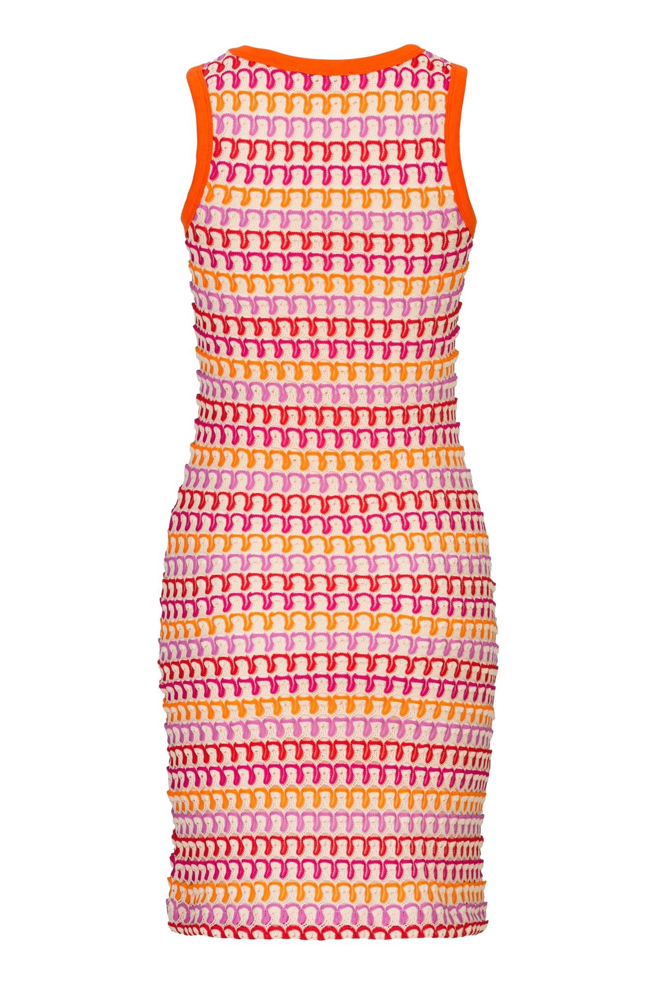 RICHROYAL Strickkleid D-Kleid mit farbenfrohem Strukturstrick günstig online kaufen