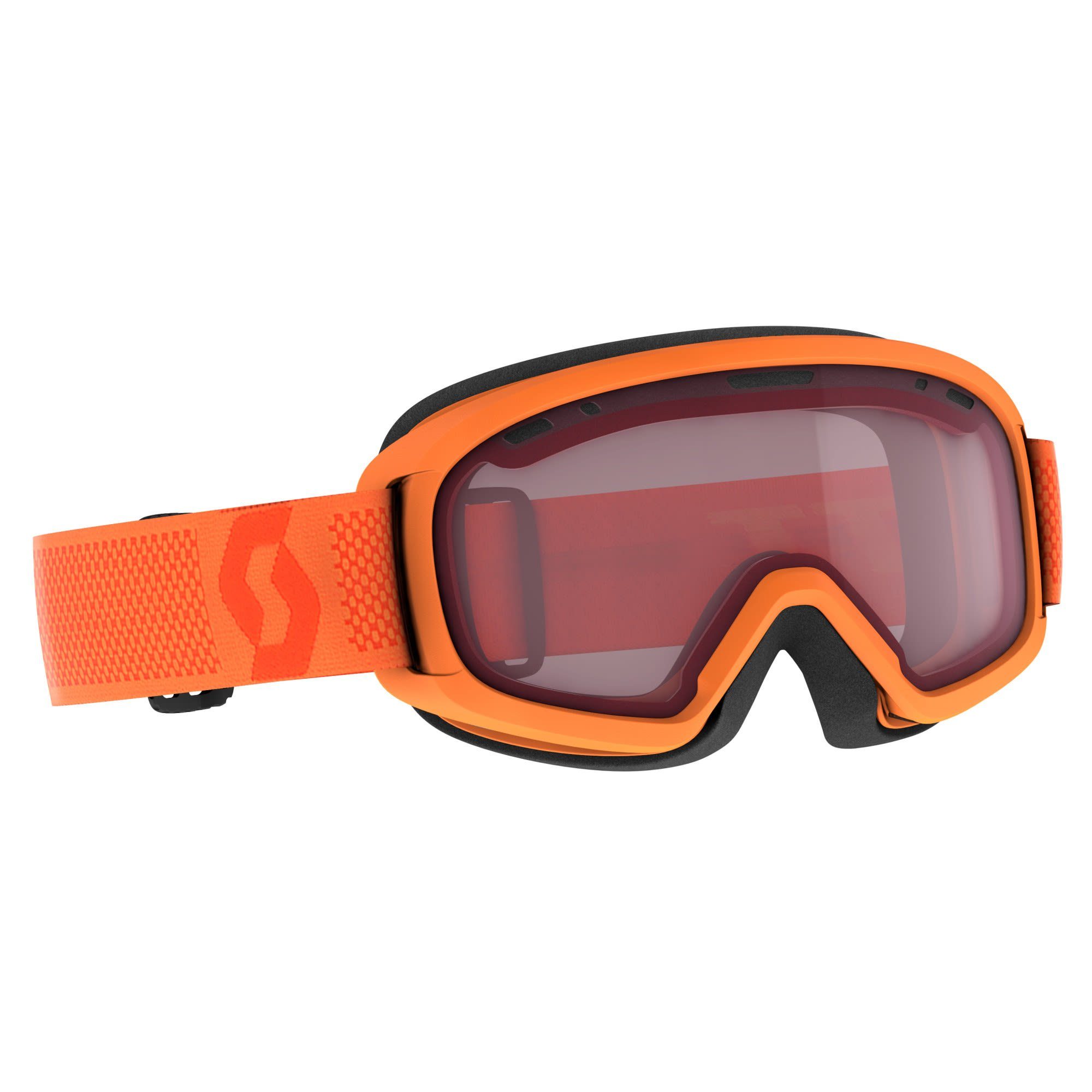 Scott Neon Orange Kinder Goggle Witty Scott - Enhancer Skibrille Accessoires Junior