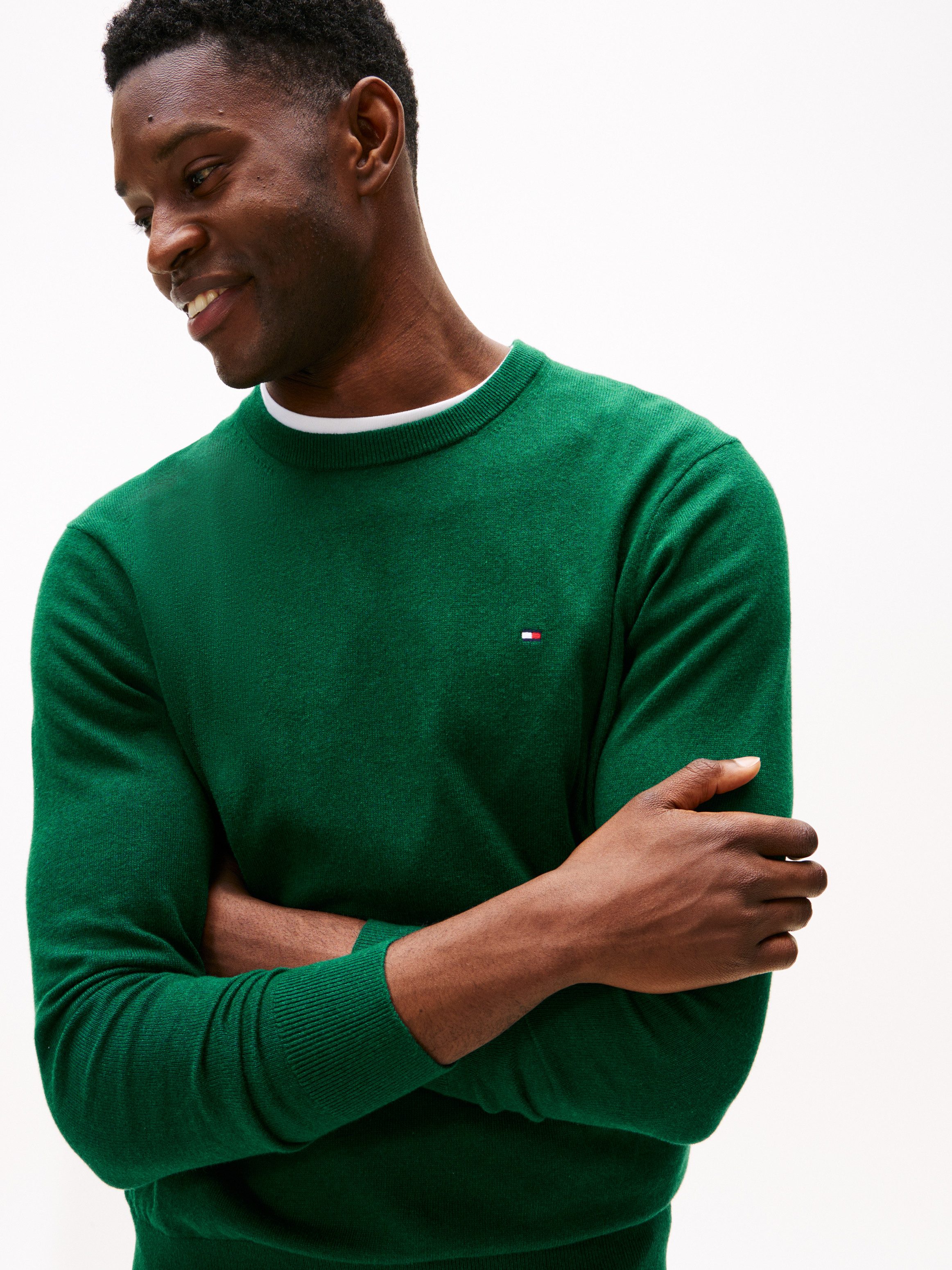 Tommy Hilfiger Rundhalspullover PIMA ORG CTN CASHMERE CREW NECK – Bild 2 von 5