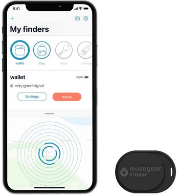 musegear Bluetooth®-Sender Schlüsselfinder mit Bluetooth App aus Deutschland