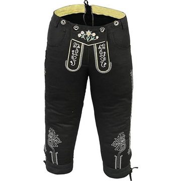 German Wear Trachtenhose GW121 Damen Trachten Jeans Hose mit Hosenträgern