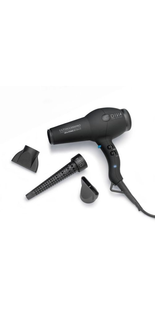 DIVA Haartrockner Diva Pro Ultima 5000 Pro Dryer Black