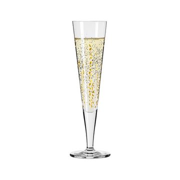 Ritzenhoff Champagnerglas Goldnacht Champagnergläser 205 ml 2er Set, Kristallglas