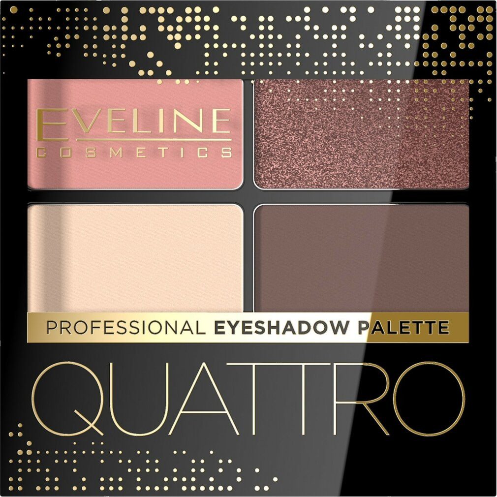 Eveline Cosmetics Lidschatten EVELINE Quattro Professional Lidschatten Palette 06