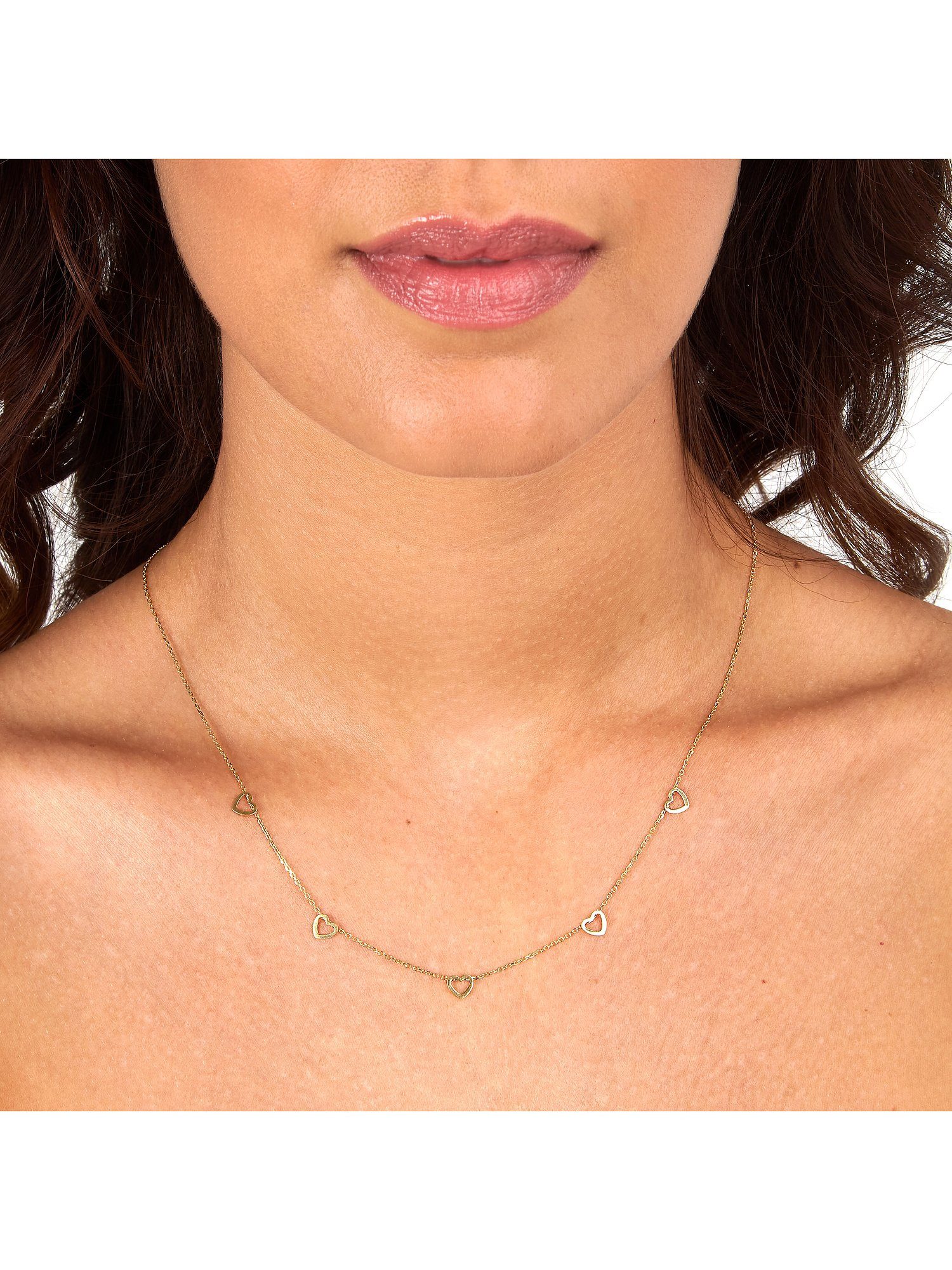 CHRIST Goldkette CHRIST Damen-Kette 585er Gelbgold Herz