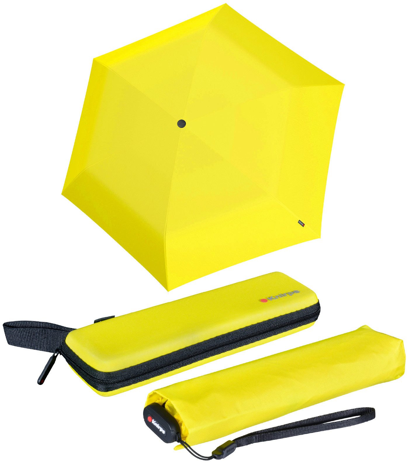 Knirps® Taschenregenschirm US.050 Ultra Light Slim Manual im stabilen Etui, extrem leicht und super kompakt
