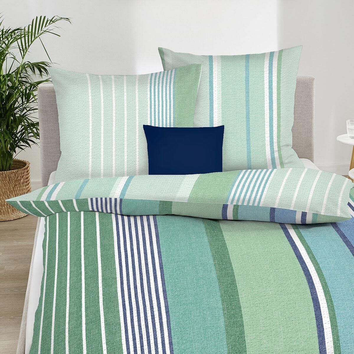 TRAUMSCHLAF Bettwäsche Dutch, Seersucker, 2 teilig, günstig online kaufen
