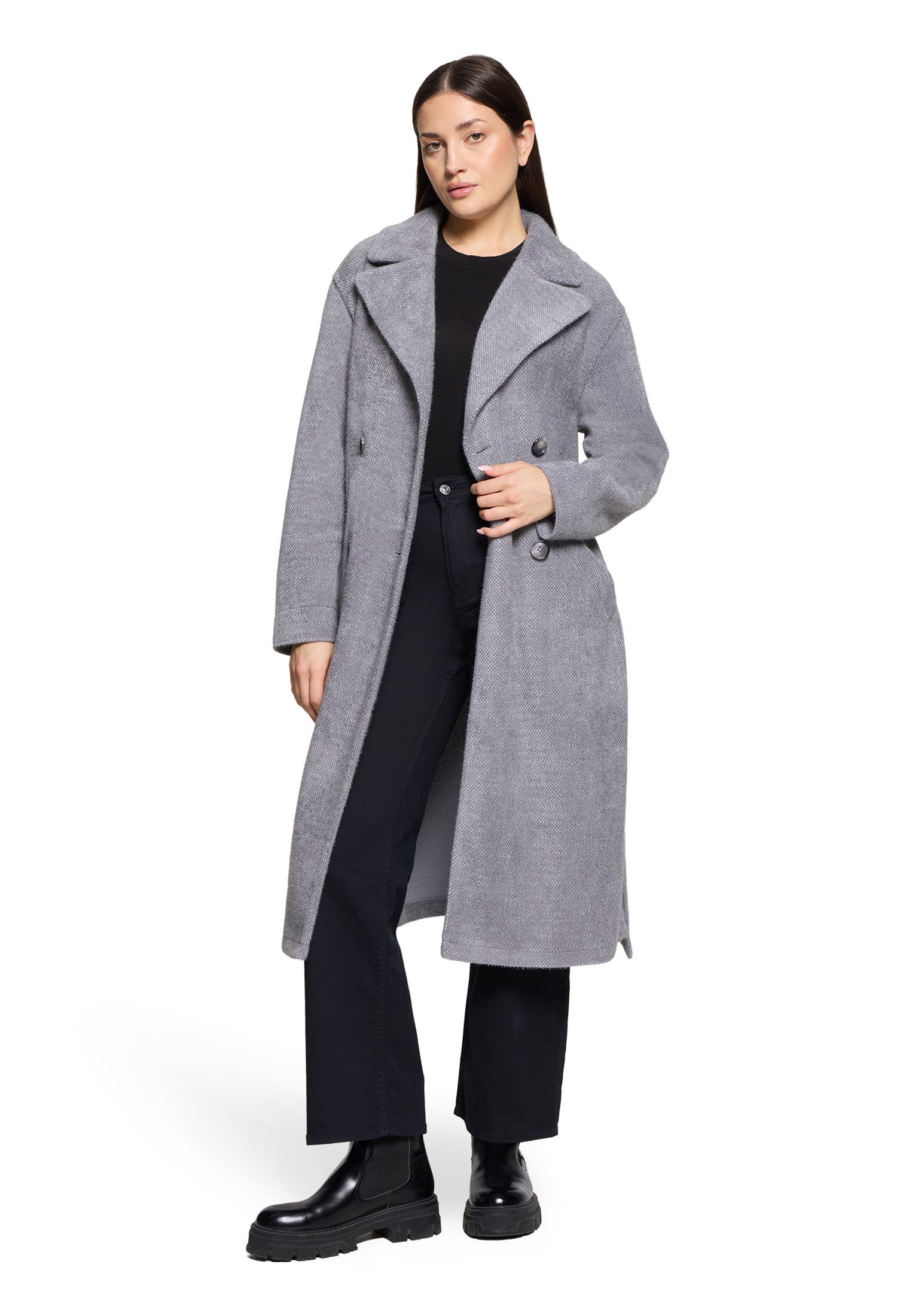 Betty Barclay Wintermantel Damen mit Gürtel