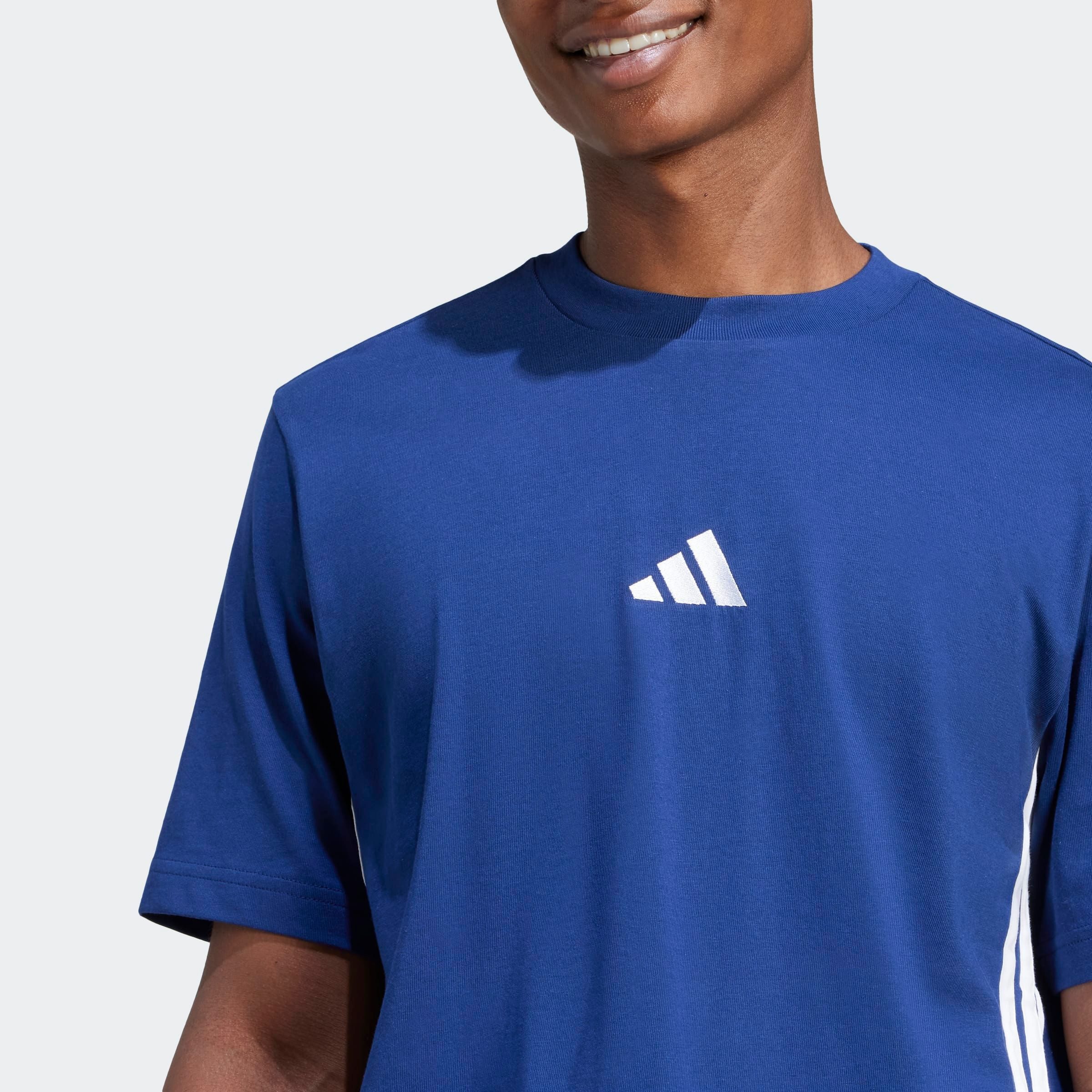 adidas Sportswear T-Shirt M 3S SJ T mit Rundhalsausschnitt, aus Baumwolle, weiches Single Jersey