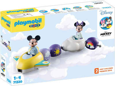 Playmobil® Konstruktions-Spielset Mickys & Minnies Wolkenflug (71320), Playmobil 1-2-3, (7 St), Made in Europe