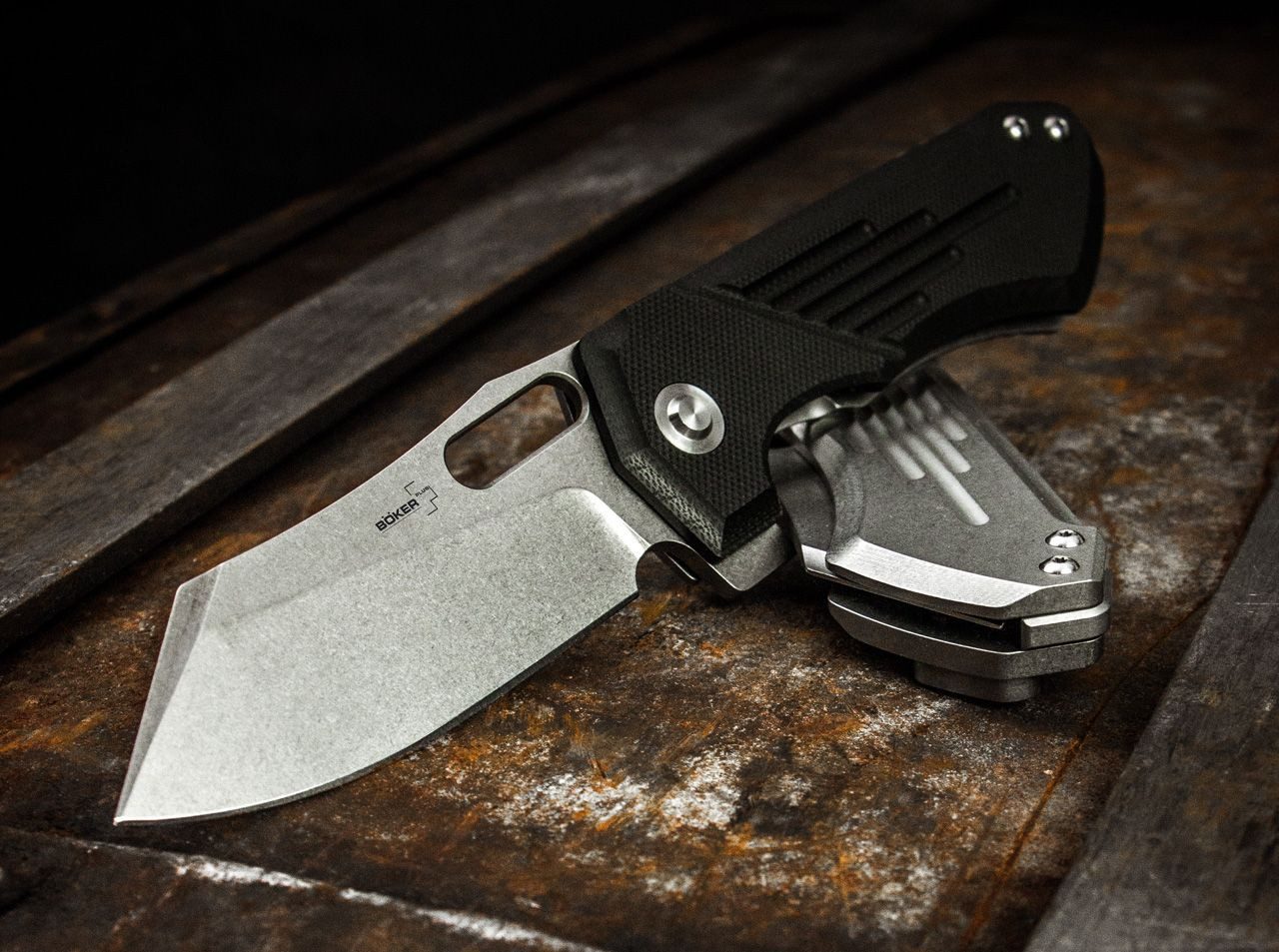 Böker Plus Taschenmesser Böker Plus Leviathan G10