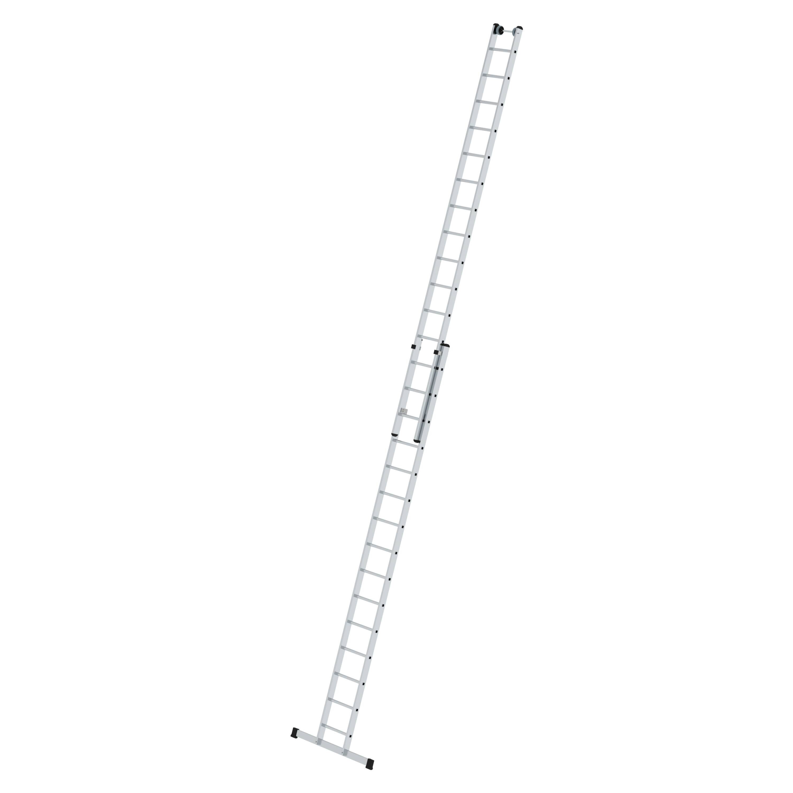 PROREGAL® Schiebeleiter Sprossen-Schiebeleiter mit Standard-Traverse