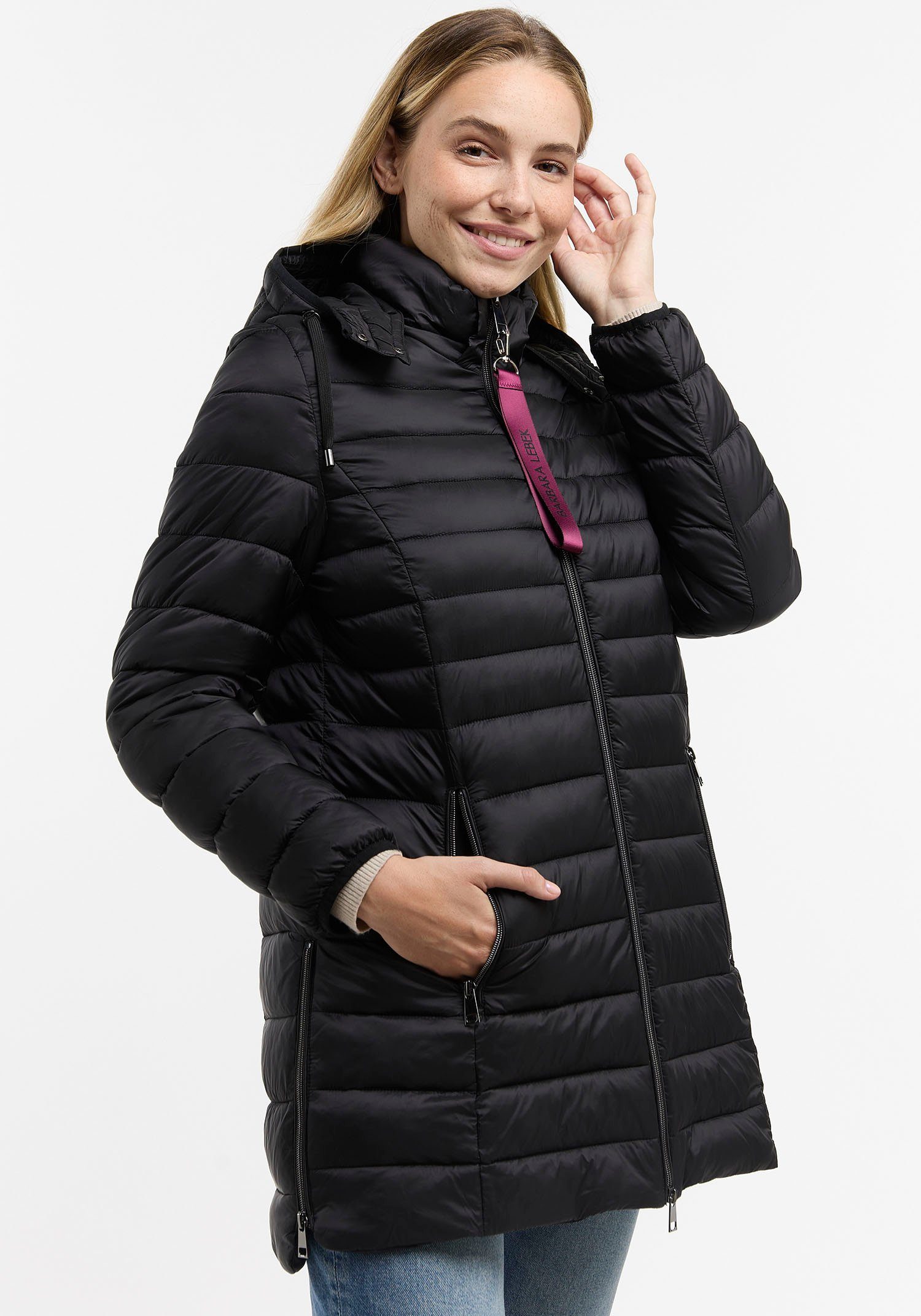 black Lebek Steppjacke Barbara