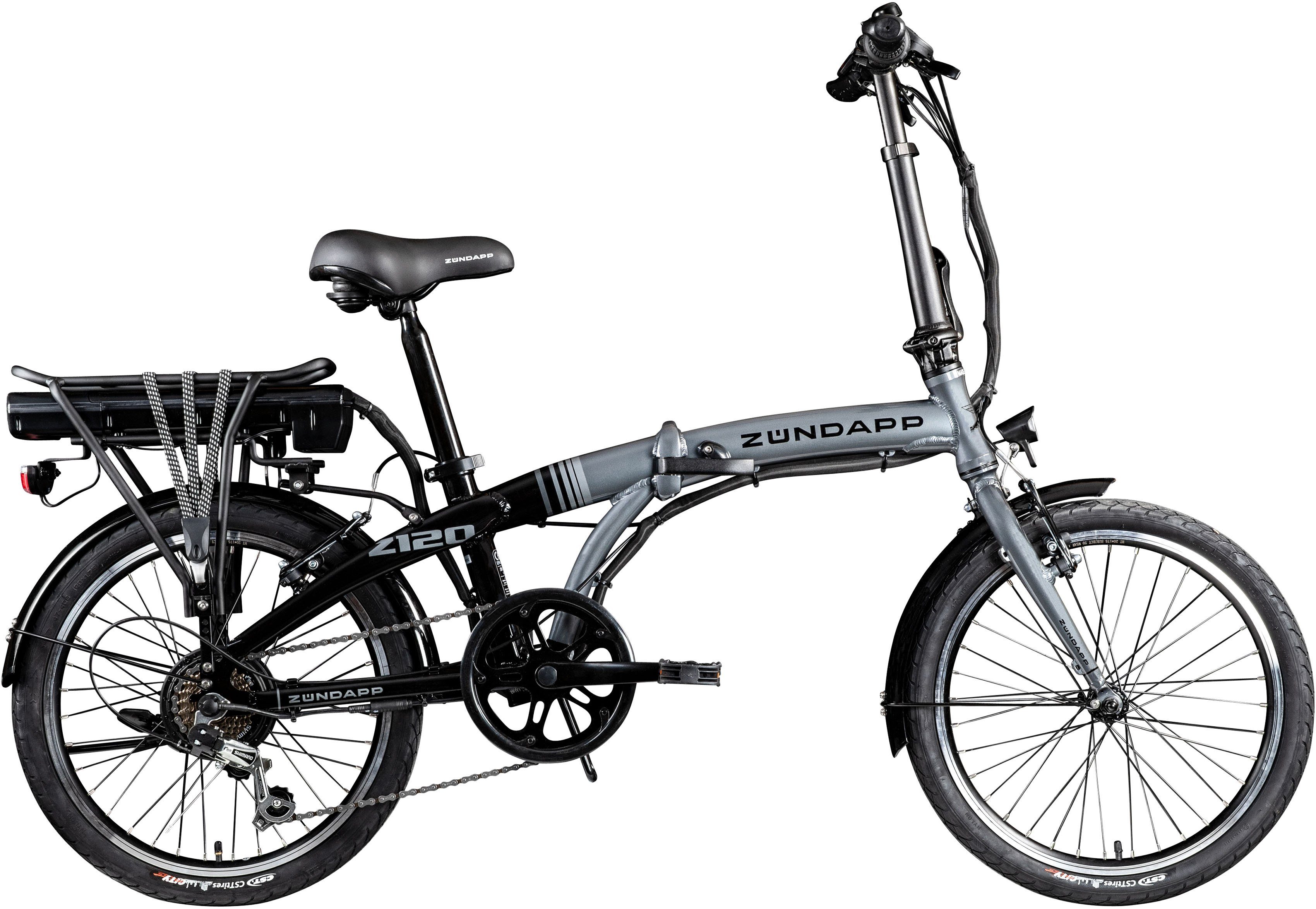 Schaltwerk, Akku Wh Gang Tourney Zündapp Heckmotor, Kettenschaltung, Shimano 7 374,4 E-Bike Z120,