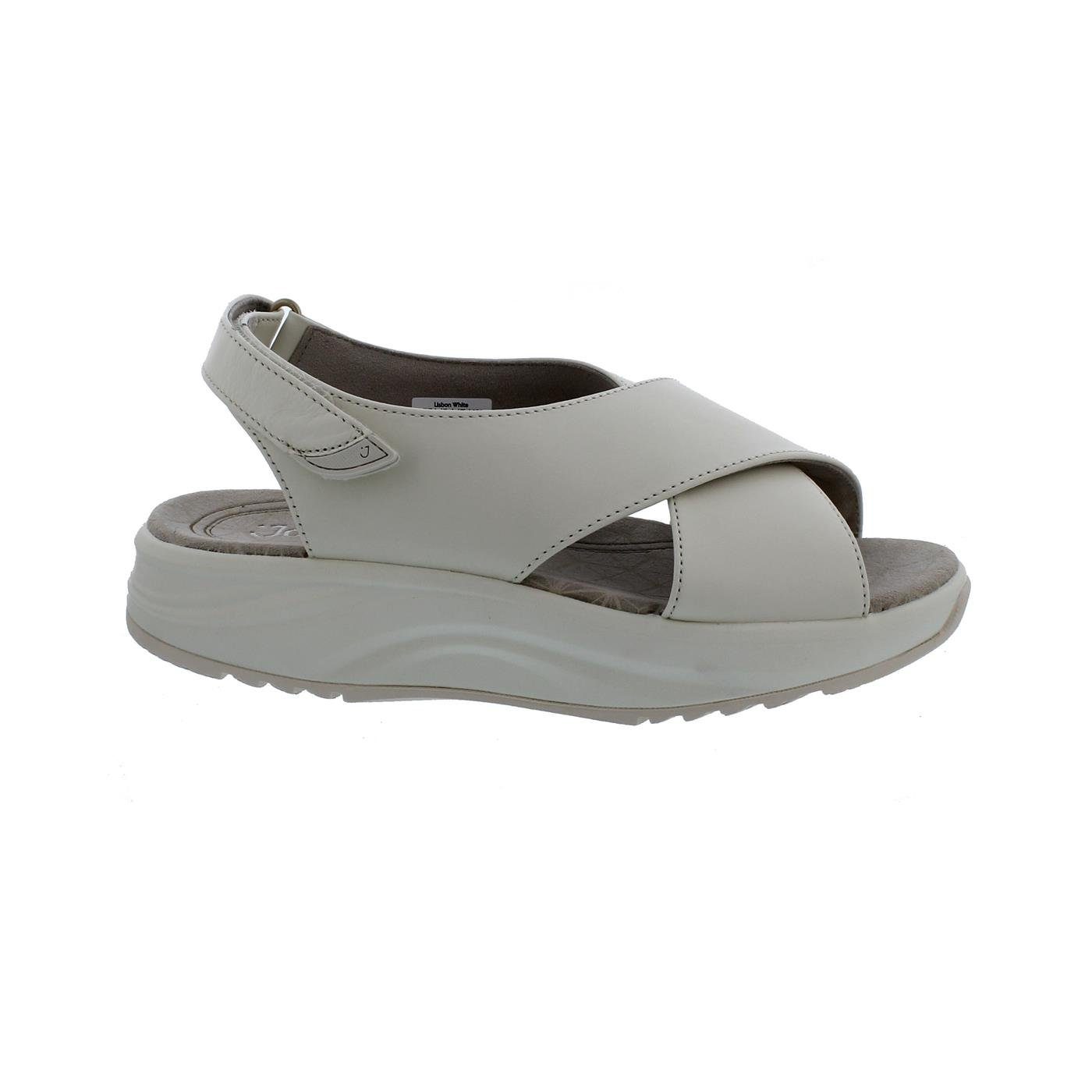 Joya Joya Lisbon White, Full Grain Glattleder, Active-Sohle, Kategorie Emot Sandale