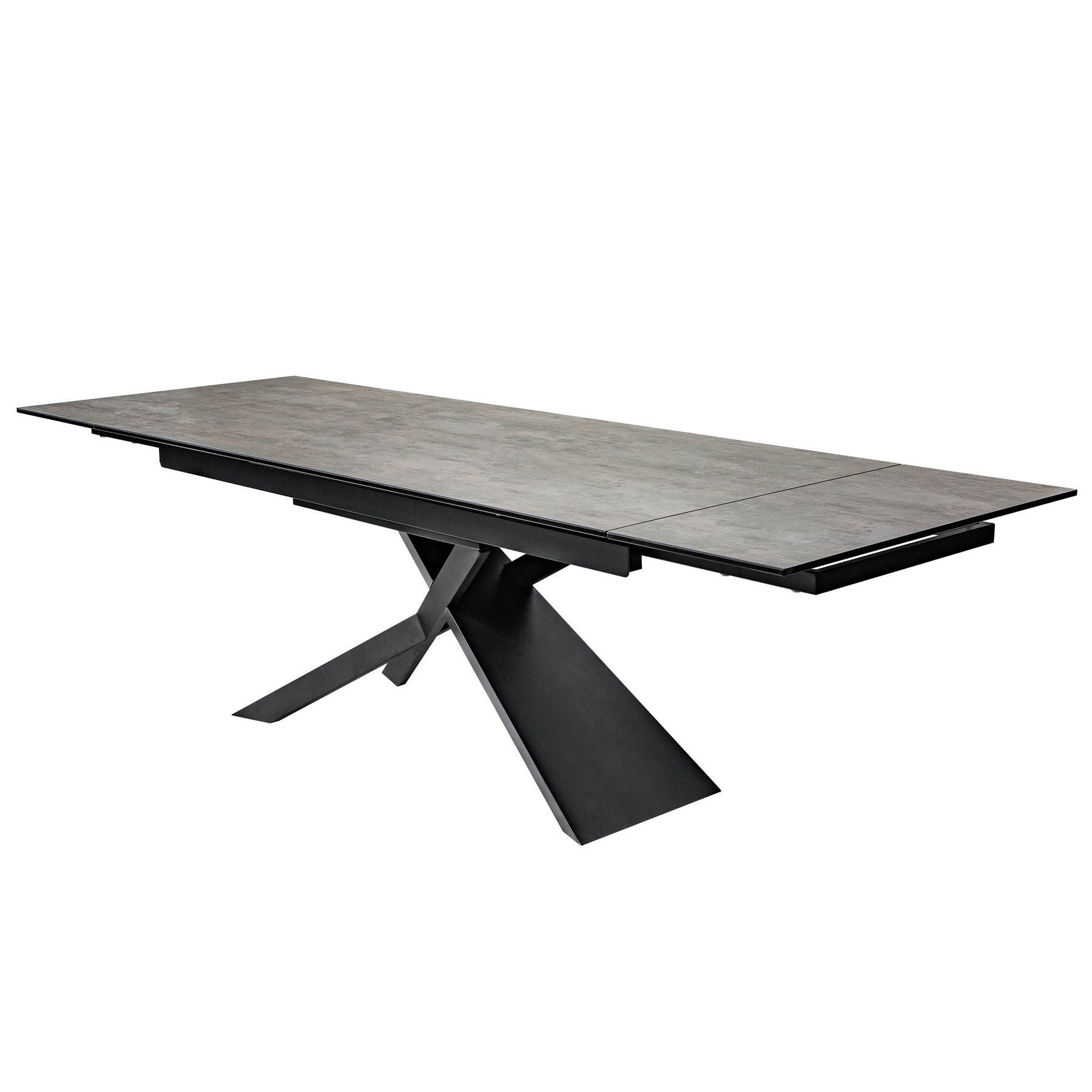 riessambiente Esstisch EUPHORIA 180220260cm grau / schwarz · Keramik