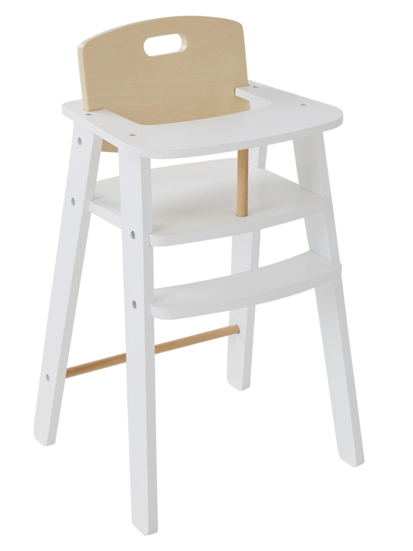 vertbaudet Puppen Accessoires-Set Puppen-Hochstuhl aus Holz FSC