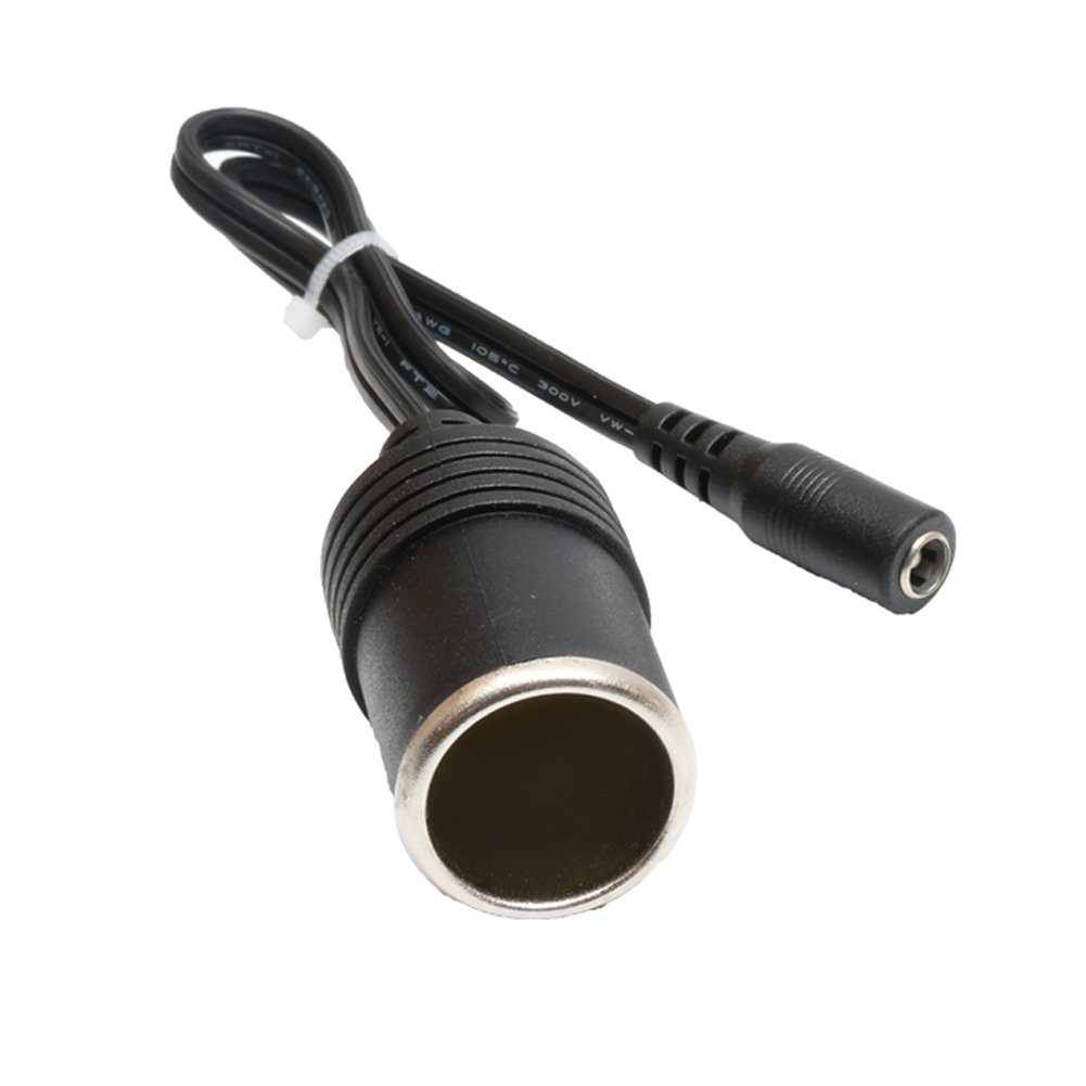 Bolwins Q23C KFZ LKW Netzteil Kabel DC 5.5x2.1mm Buchse auf Zigarettenanzünder Stromkabel, (30 cm)