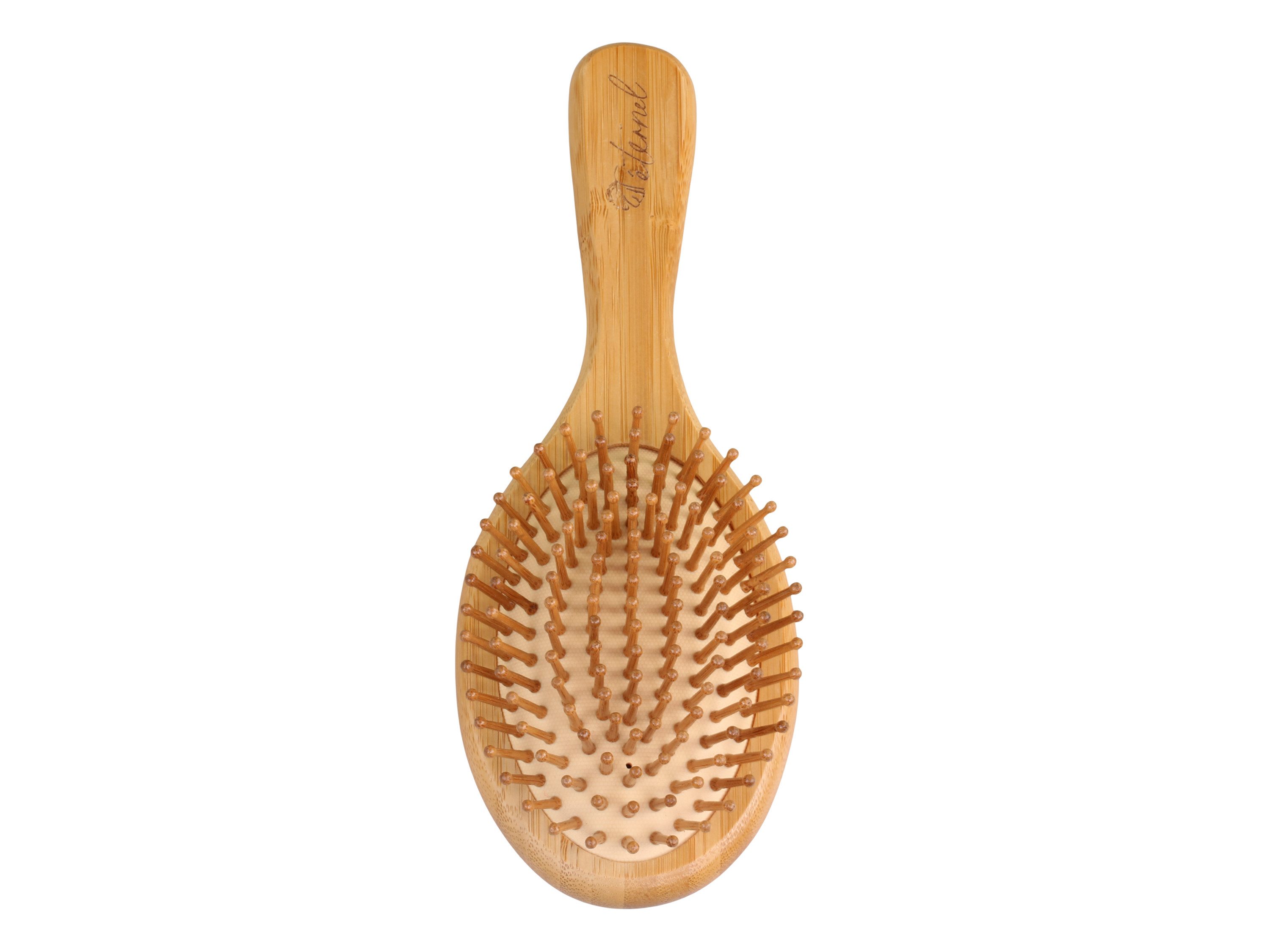 Éternel Haarbürste Éternel Haarbürste Bambus Natur 23,5 cm mit sanften Noppen, Bambus und Gummi Vegan
