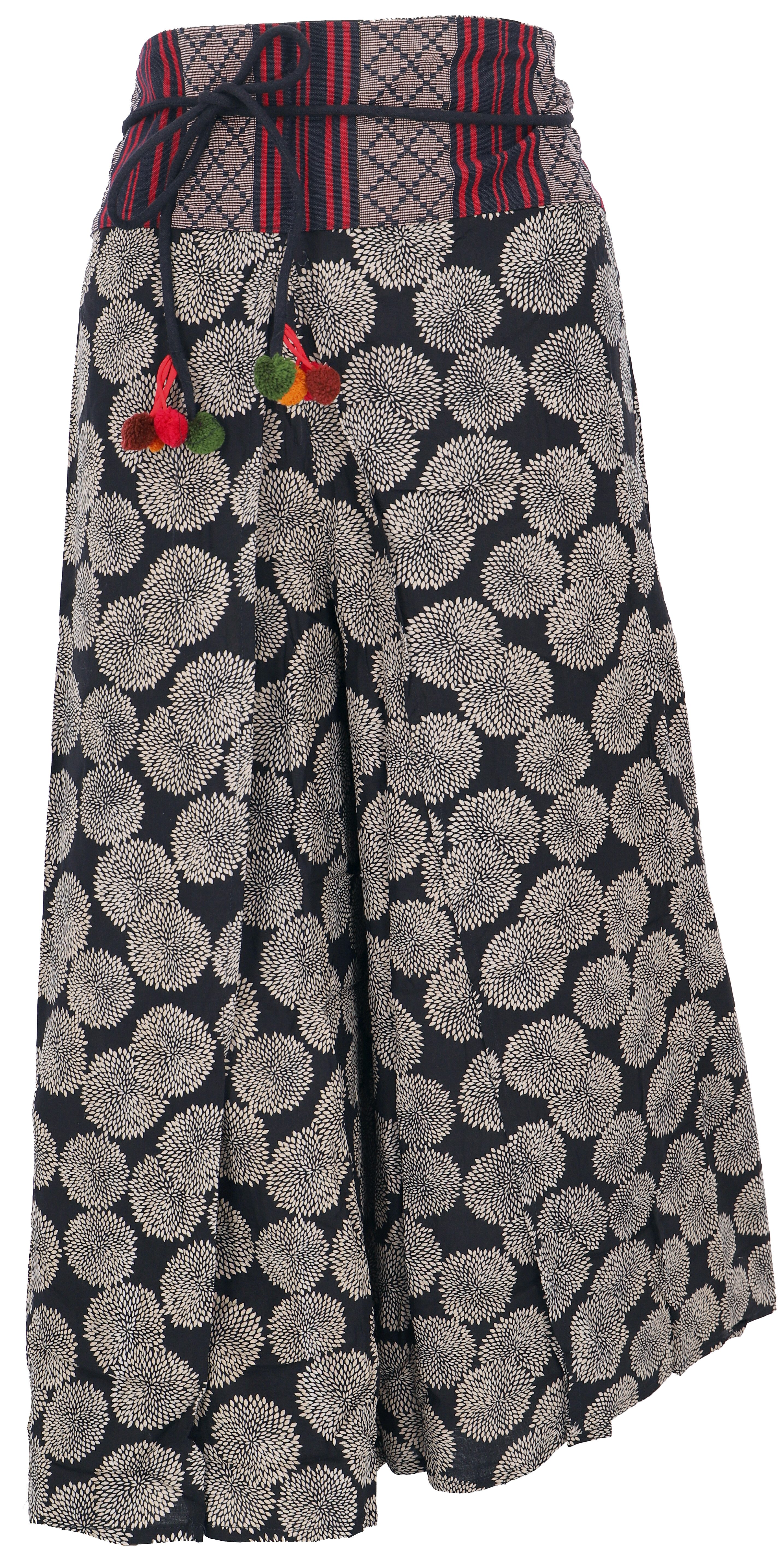 Guru-Shop Relaxhose Palazzohose, offene Boho Sommerhose, günstig online kaufen