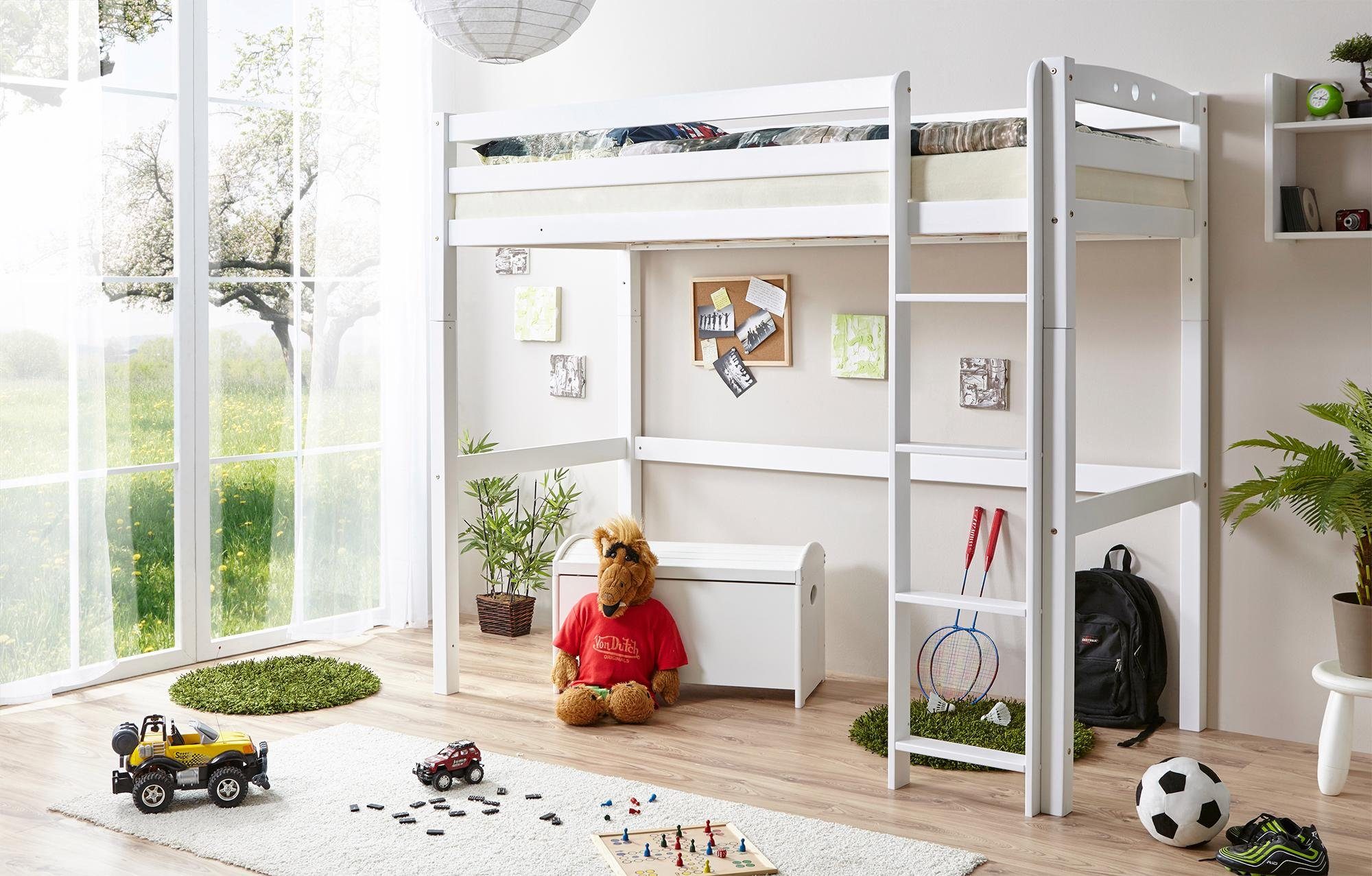 Ticaa Hochbett Tolly mit Rollrost, Buche