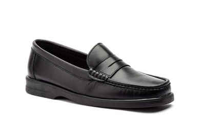 J.A.M. Penny Loafer, Kiowa-Slipper - Negro, Schwarz Mokassin